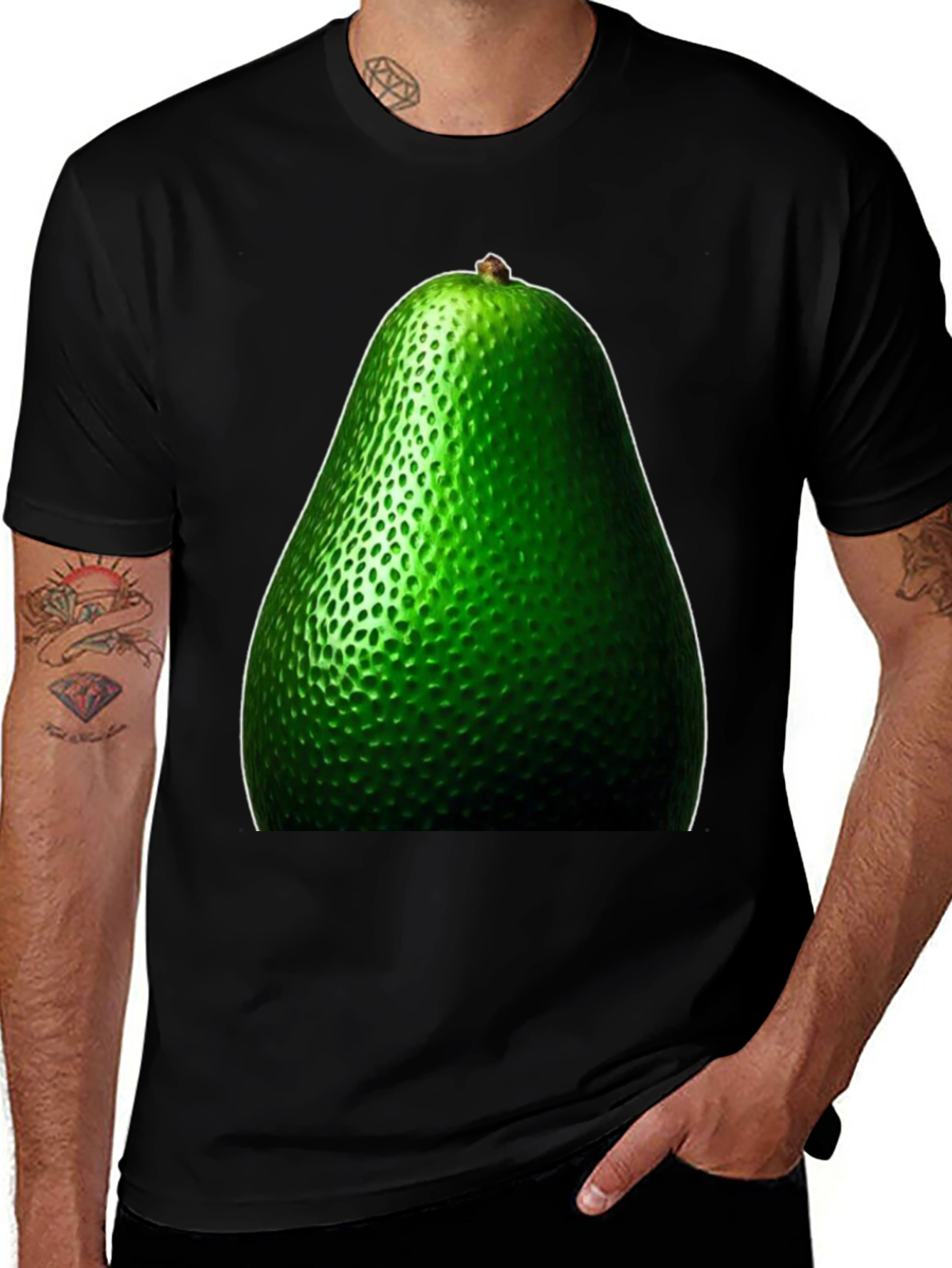 Variant 30 of Avocado Graphic Tee - Soft Cotton Comfort