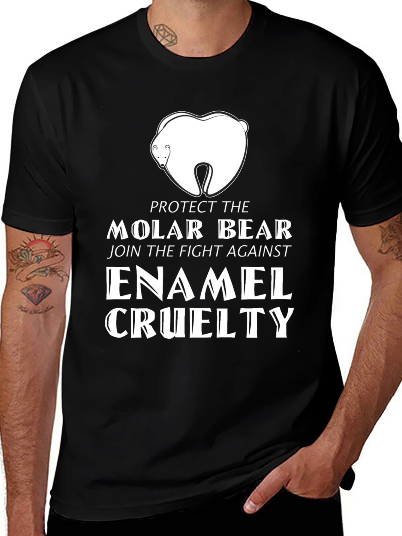Molar Bear Tee - Dental Enamel Protection Shirt