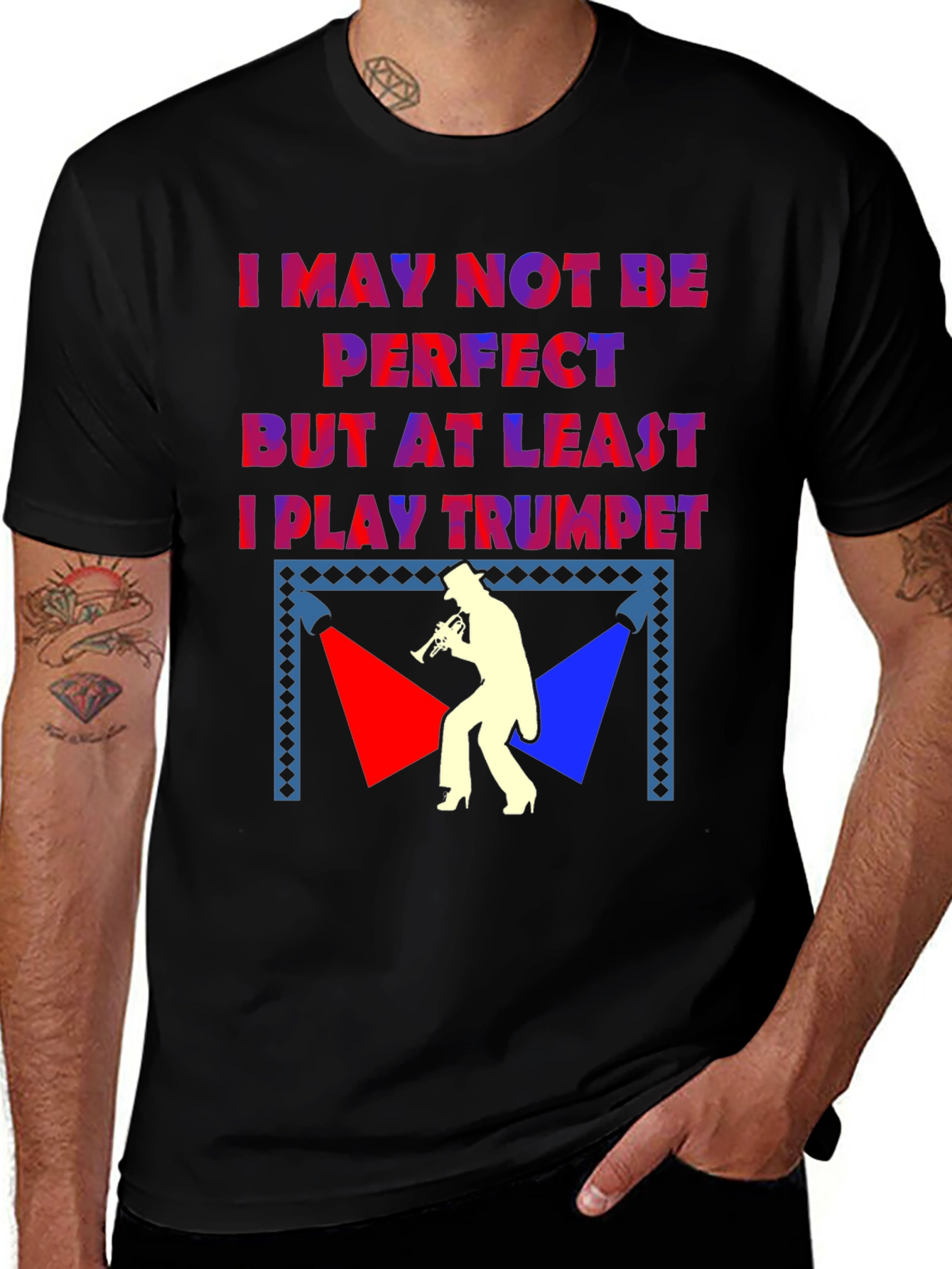 Variant 15 of I Play Trumpet T-Shirt - Musician Humor Tee