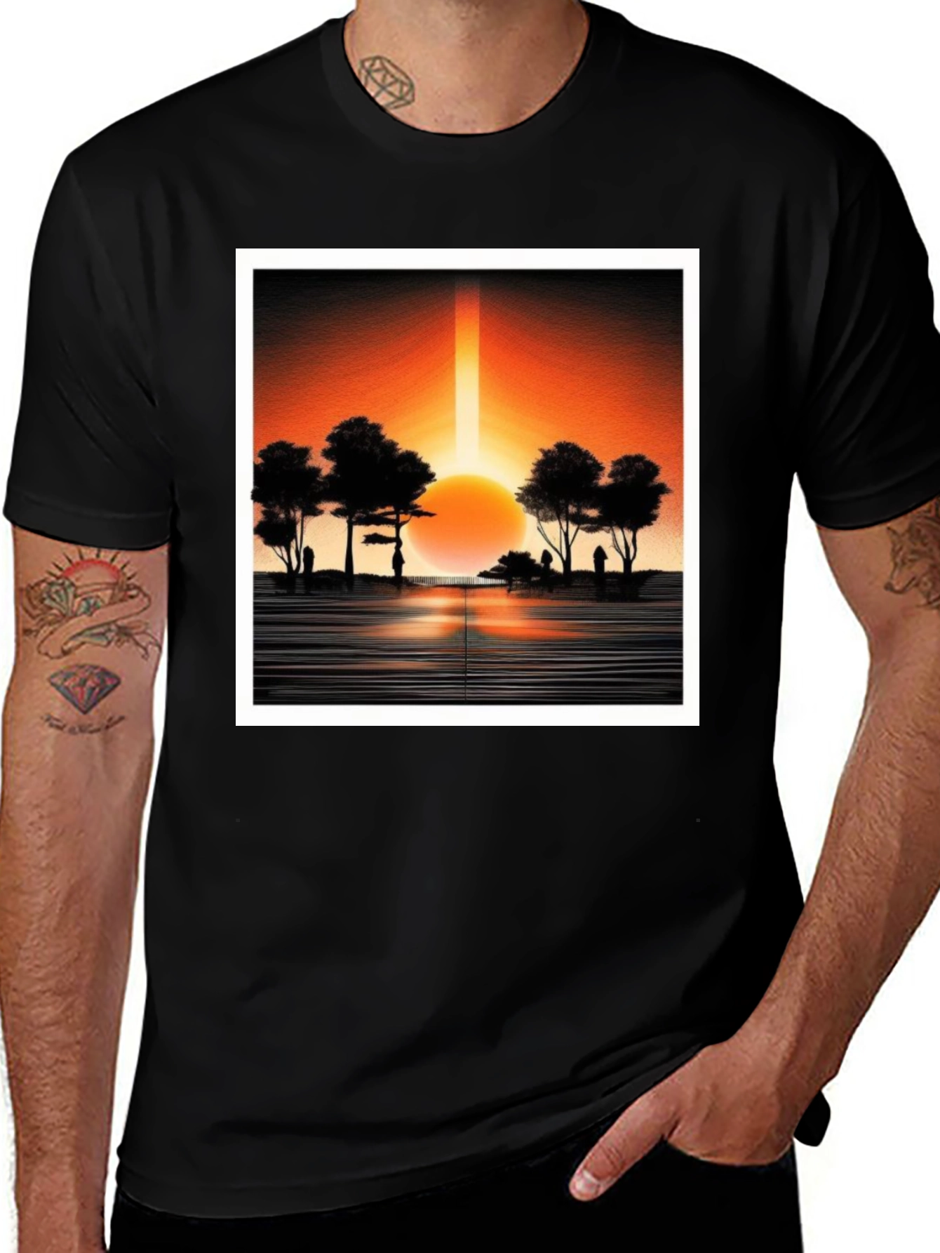 Sunset Landscape Tee