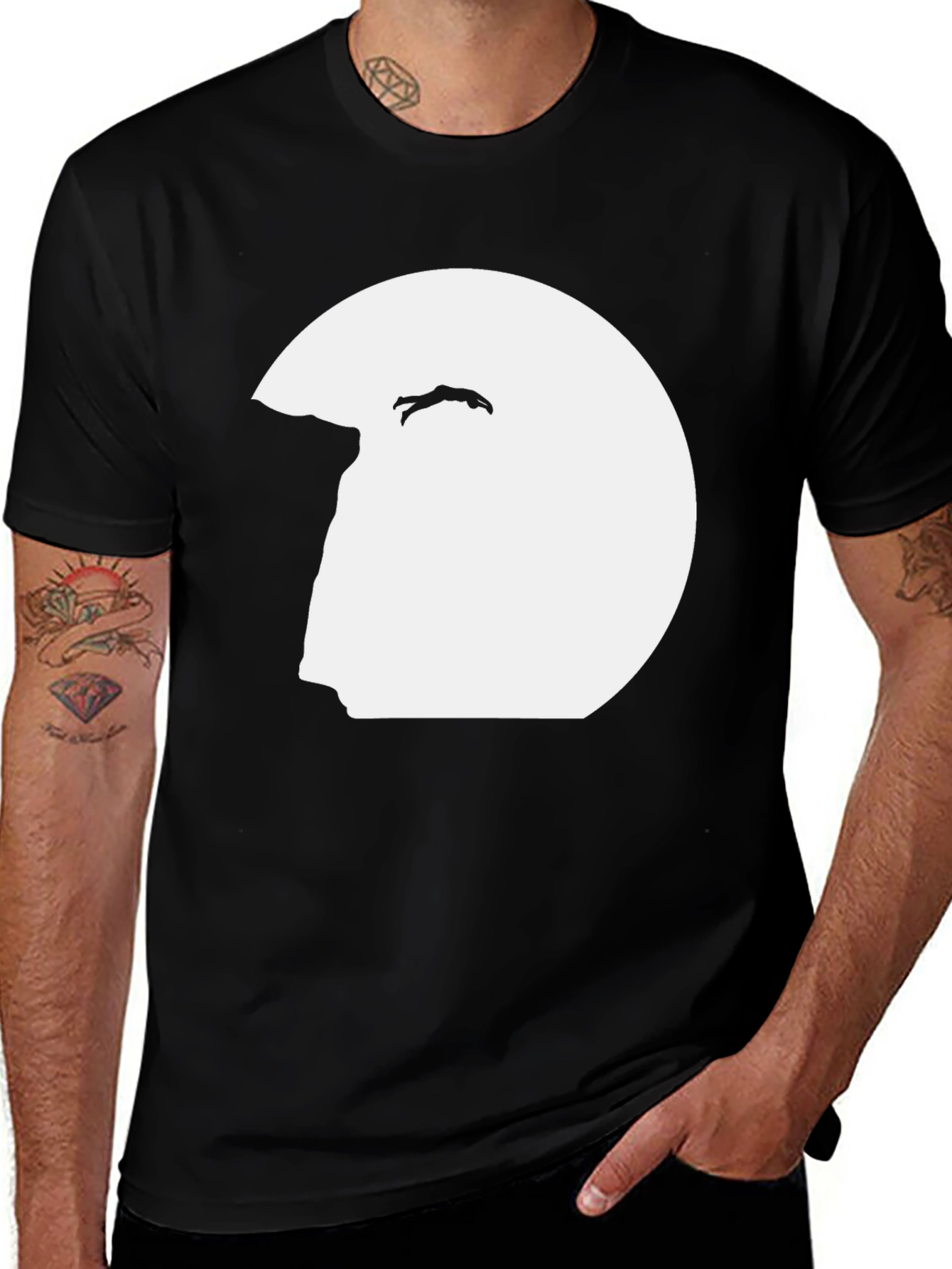 Variant 29 of Cliff Diver T-Shirt - Bold Graphic Tee