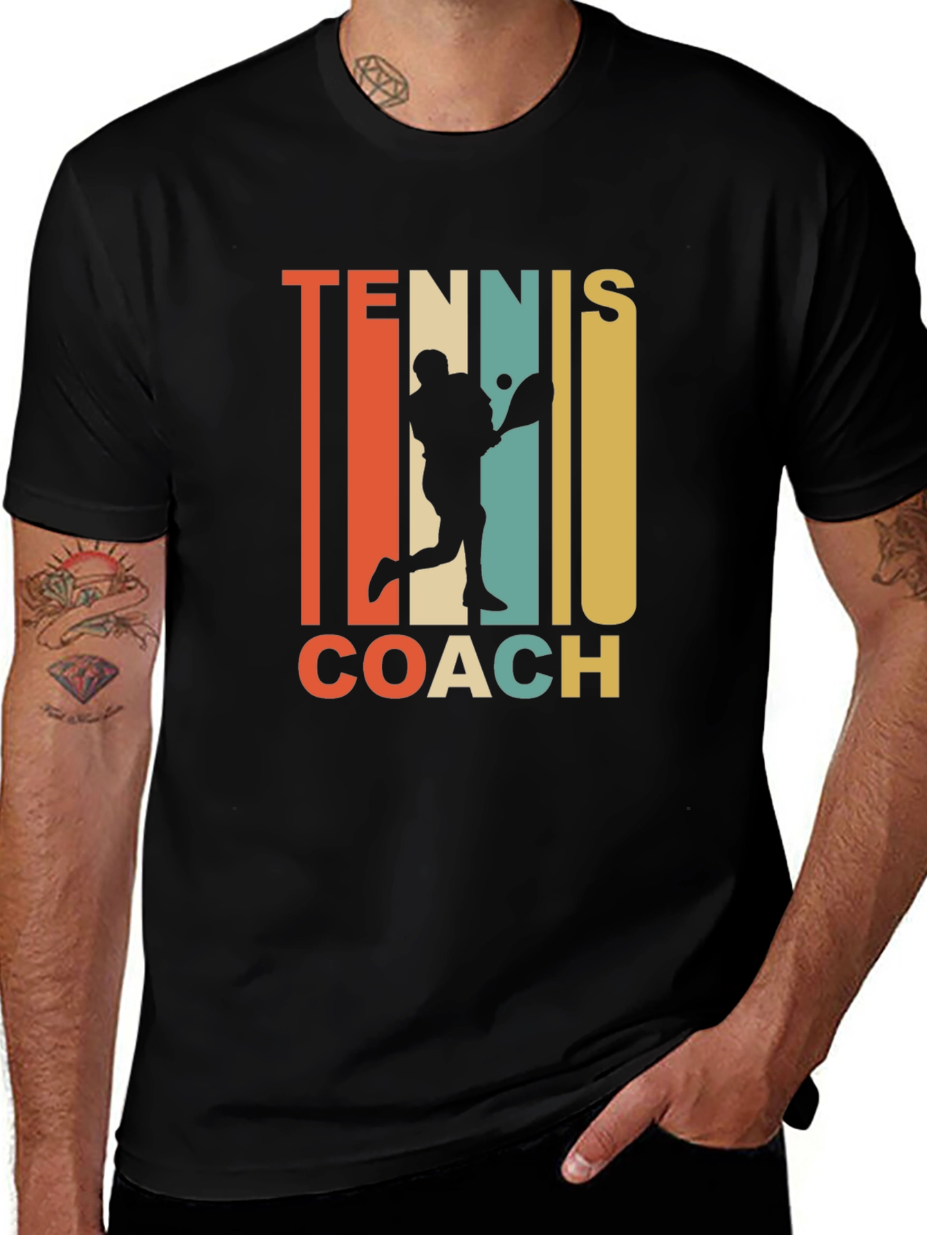 Variant 12 of Tennis Coach Retro T-Shirt