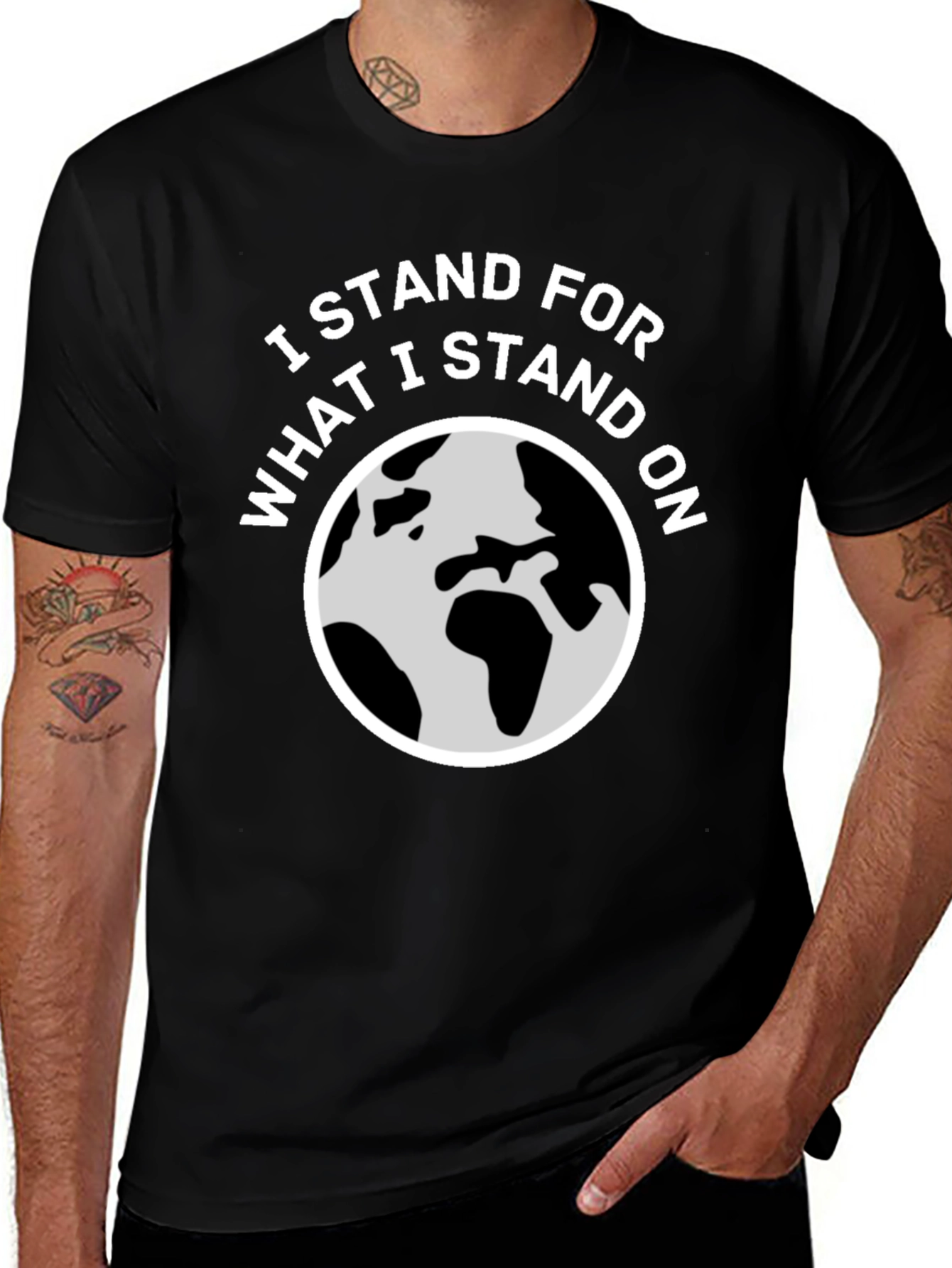 Variant 14 of I Stand For What I Stand On Graphic Tee