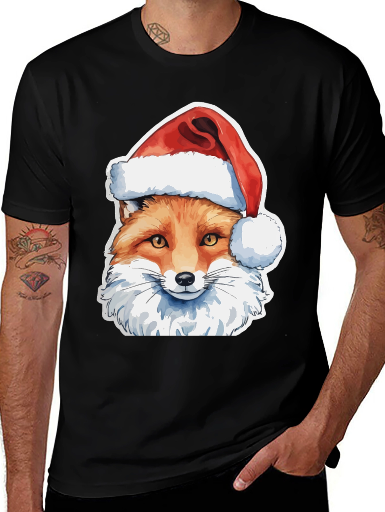 Variant 7 of Festive Fox Tee - Holiday Cheer