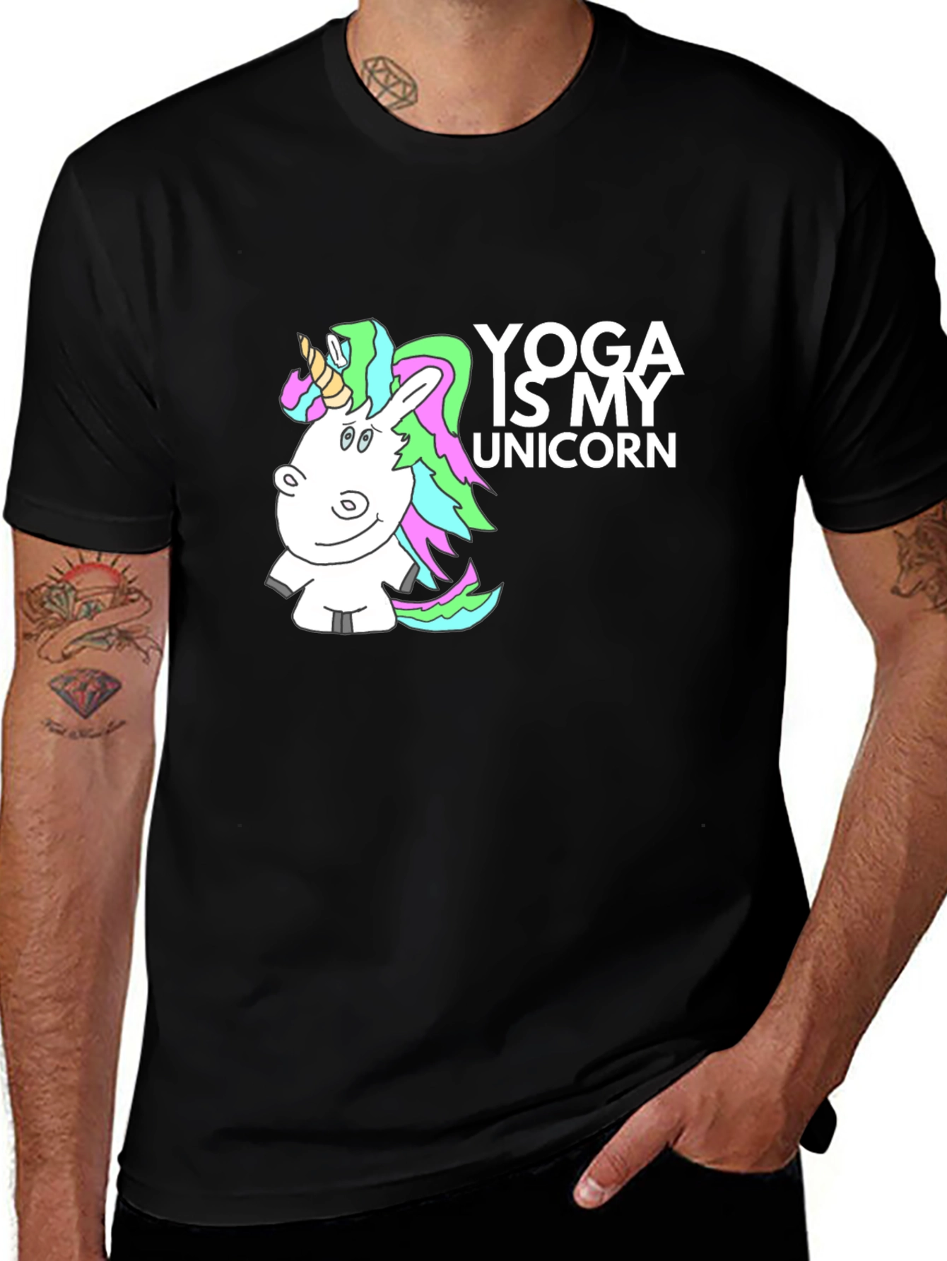Variant 4 of Yoga is My Unicorn Graphic T-Shirt