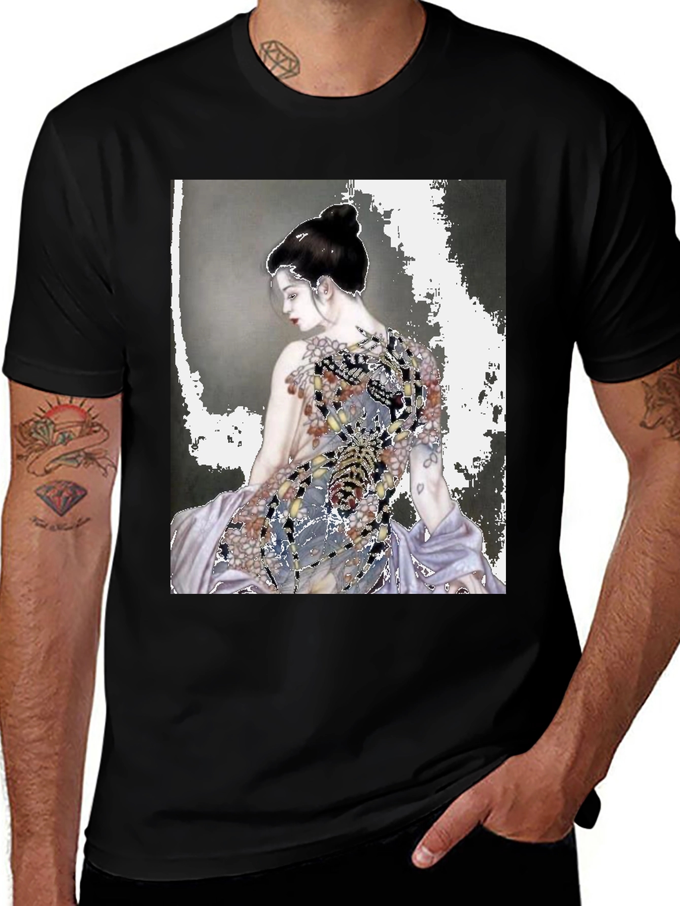 Variant 25 of Spider Tattoo Art T-Shirt