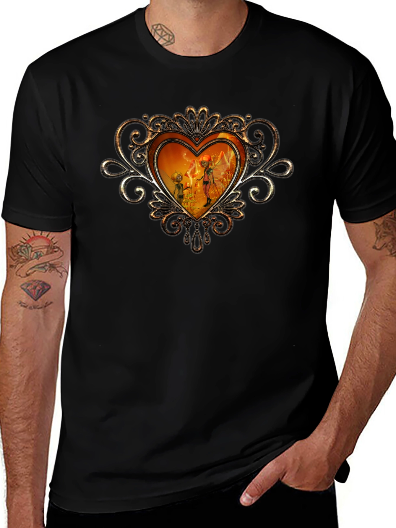 Variant 30 of Heart Framed Fairy T-Shirt