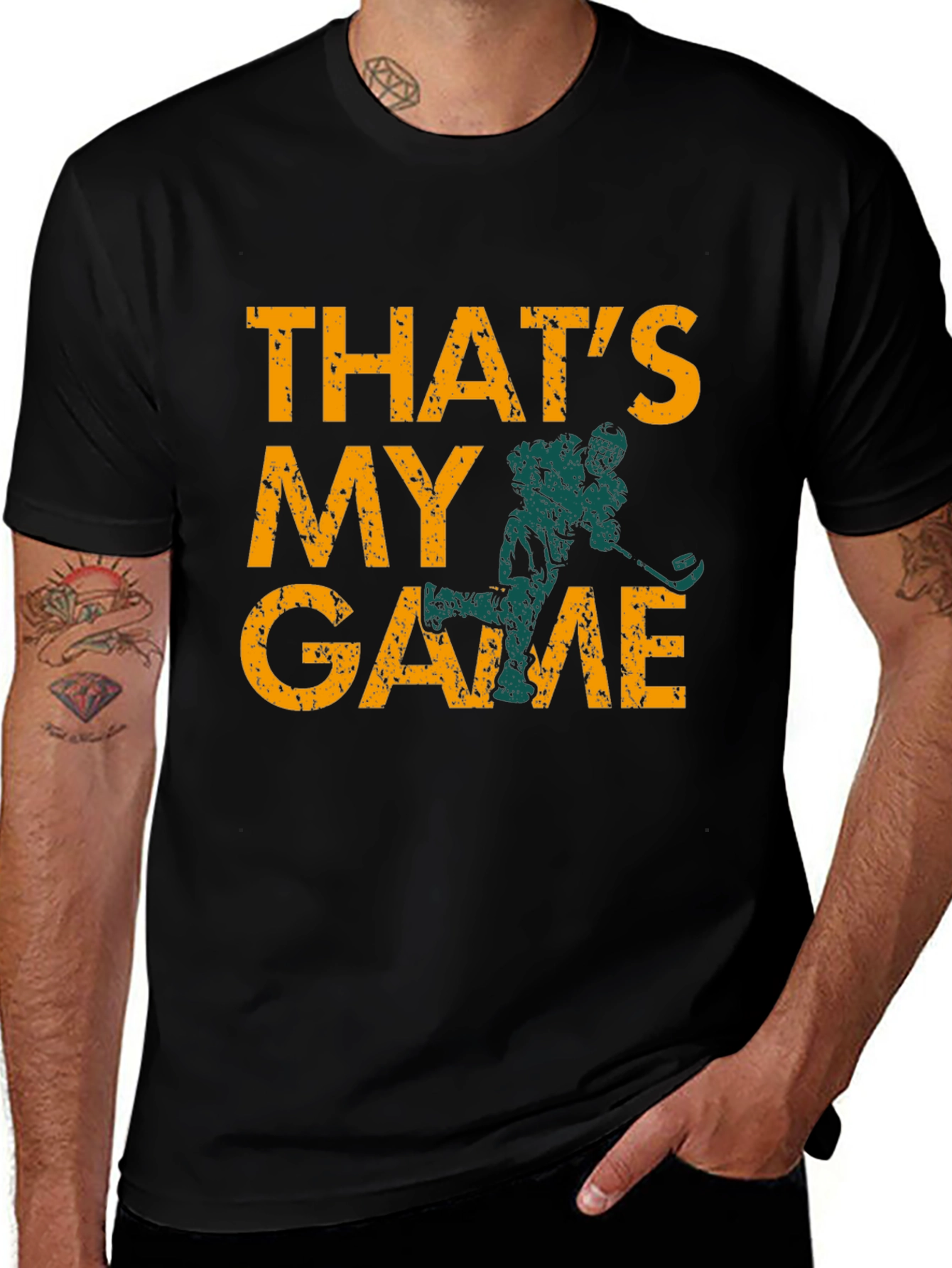 Variant 17 of That's My Game Hockey T-Shirt
