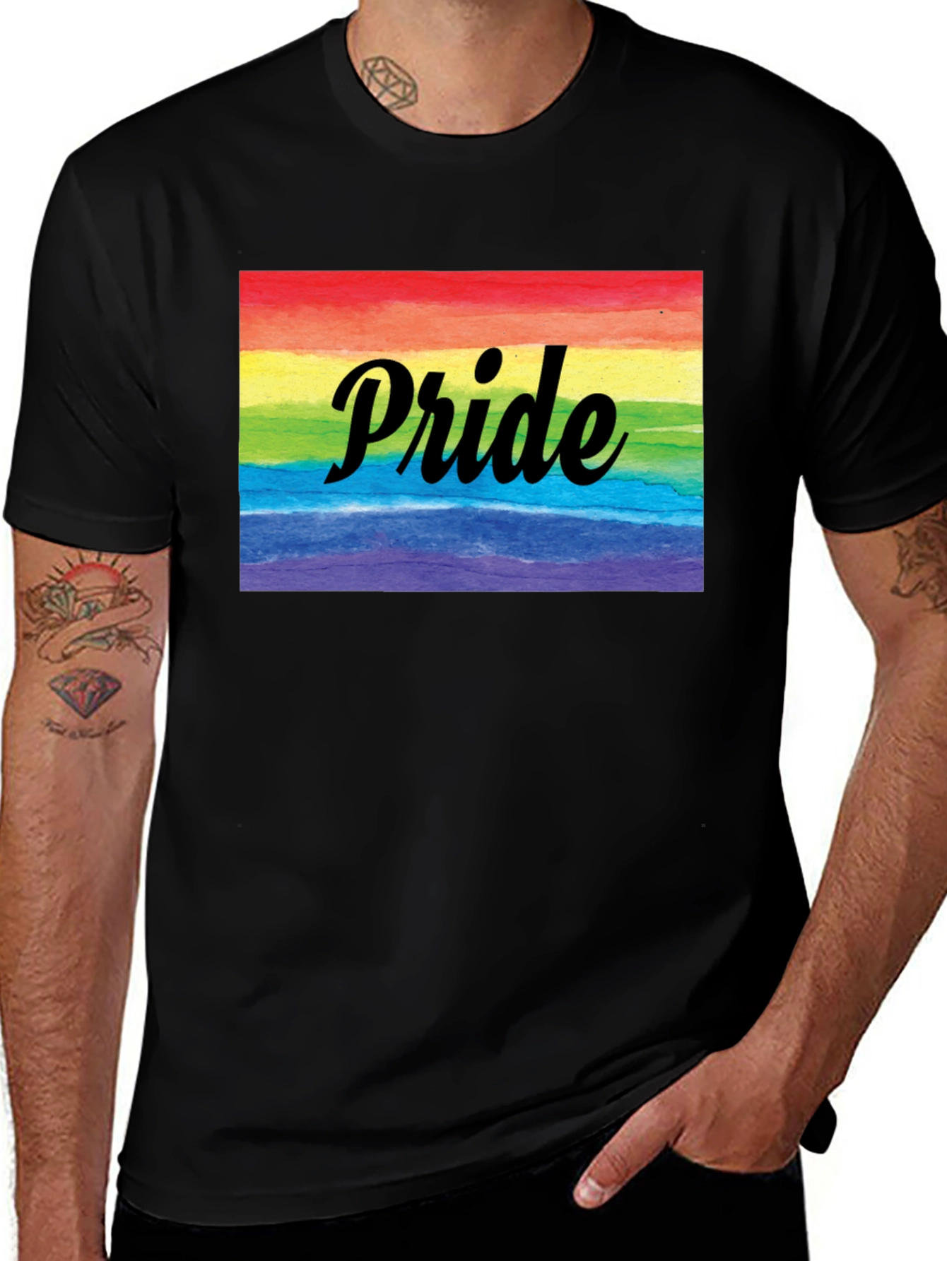 Pride Rainbow T-Shirt - Soft Cotton Blend