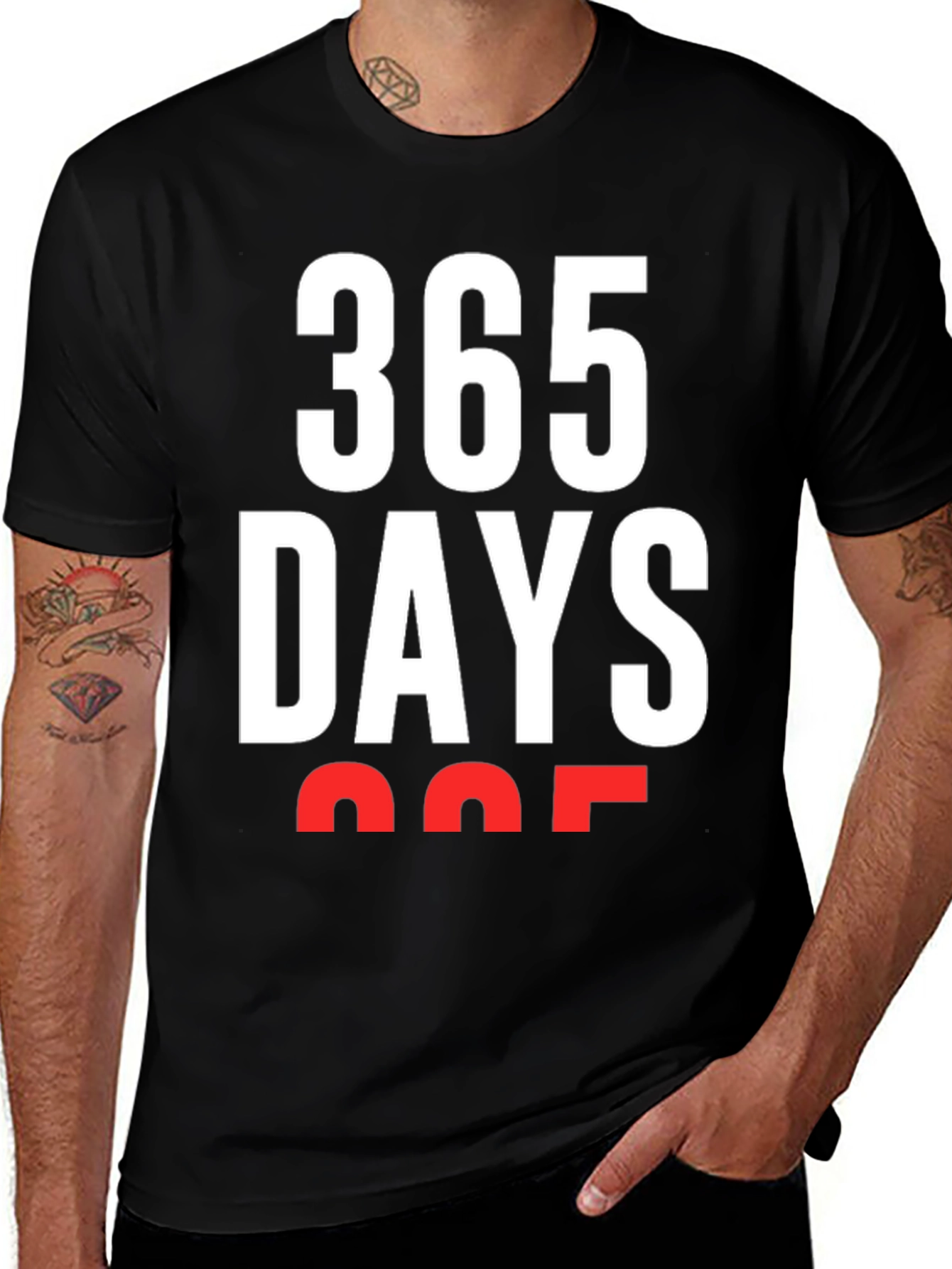 Variant 3 of 365 Days T-Shirt - Bold Graphic Tee