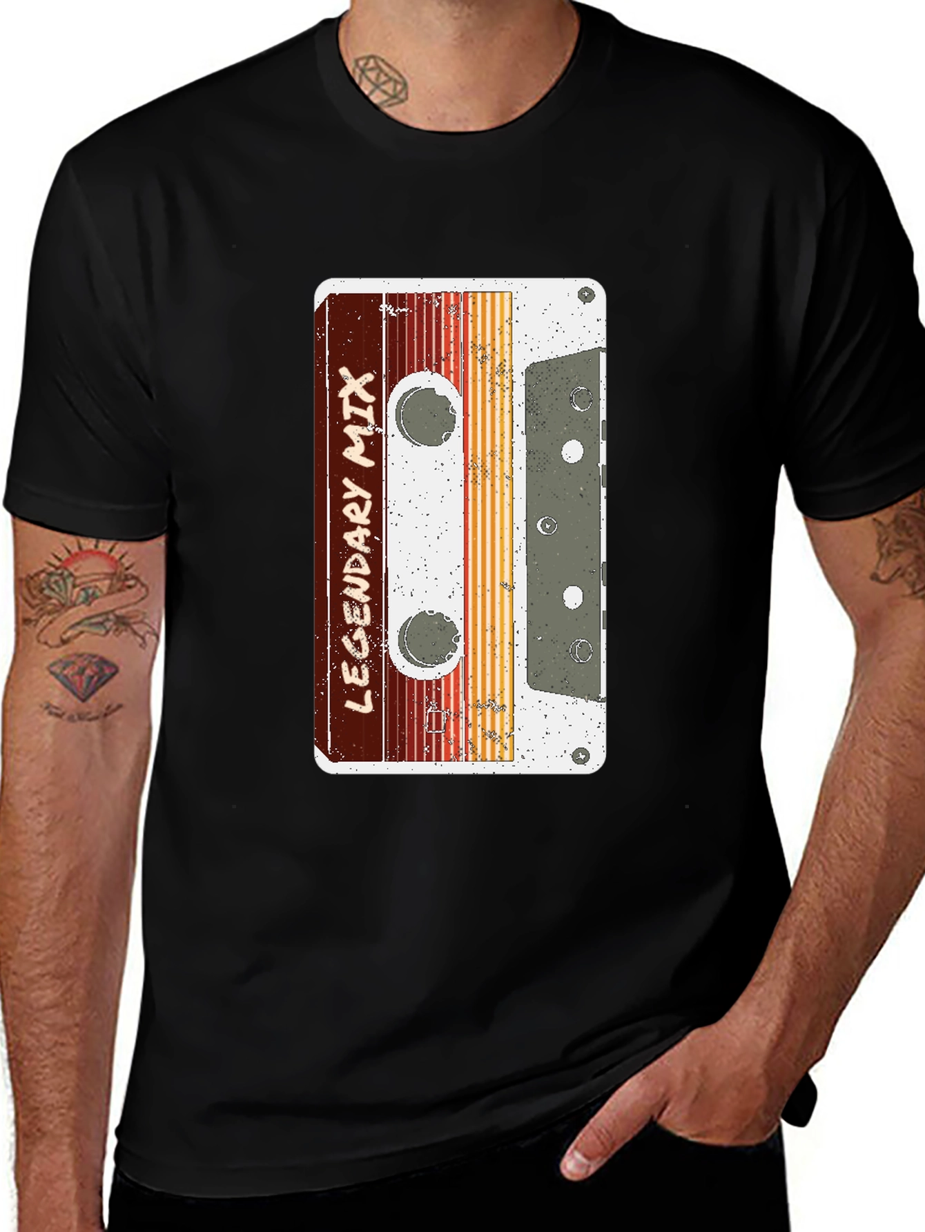 Variant 26 of Vintage Legendary Mix Cassette Tape T-Shirt