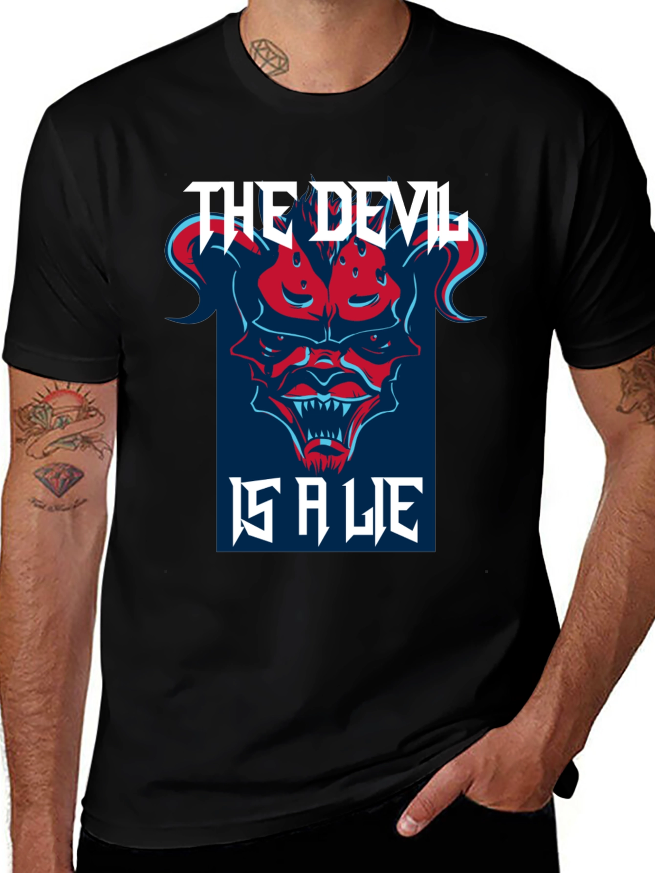 Variant 22 of The Devil is a Lie Graphic Tee