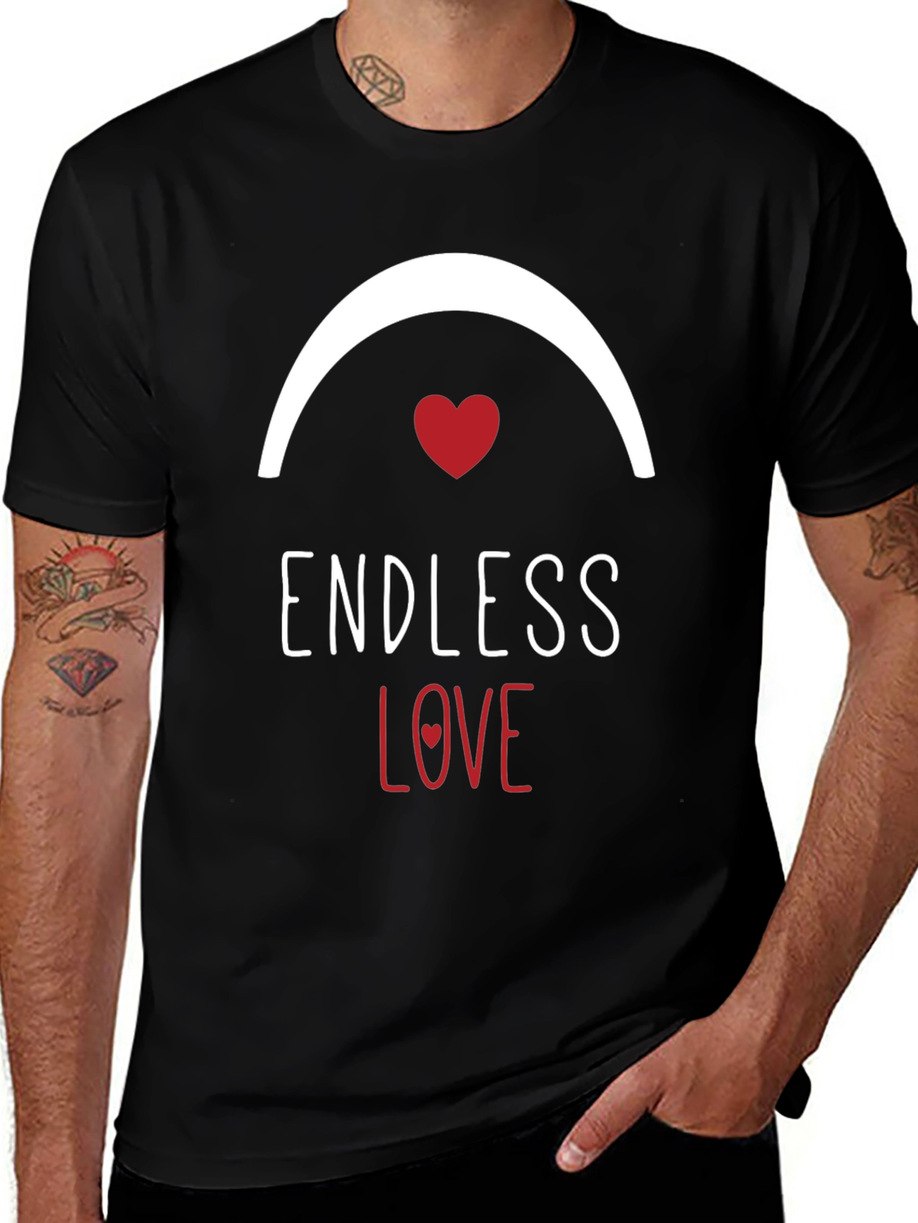 Variant 22 of Endless Love Graphic Tee - Soft Cotton Blend