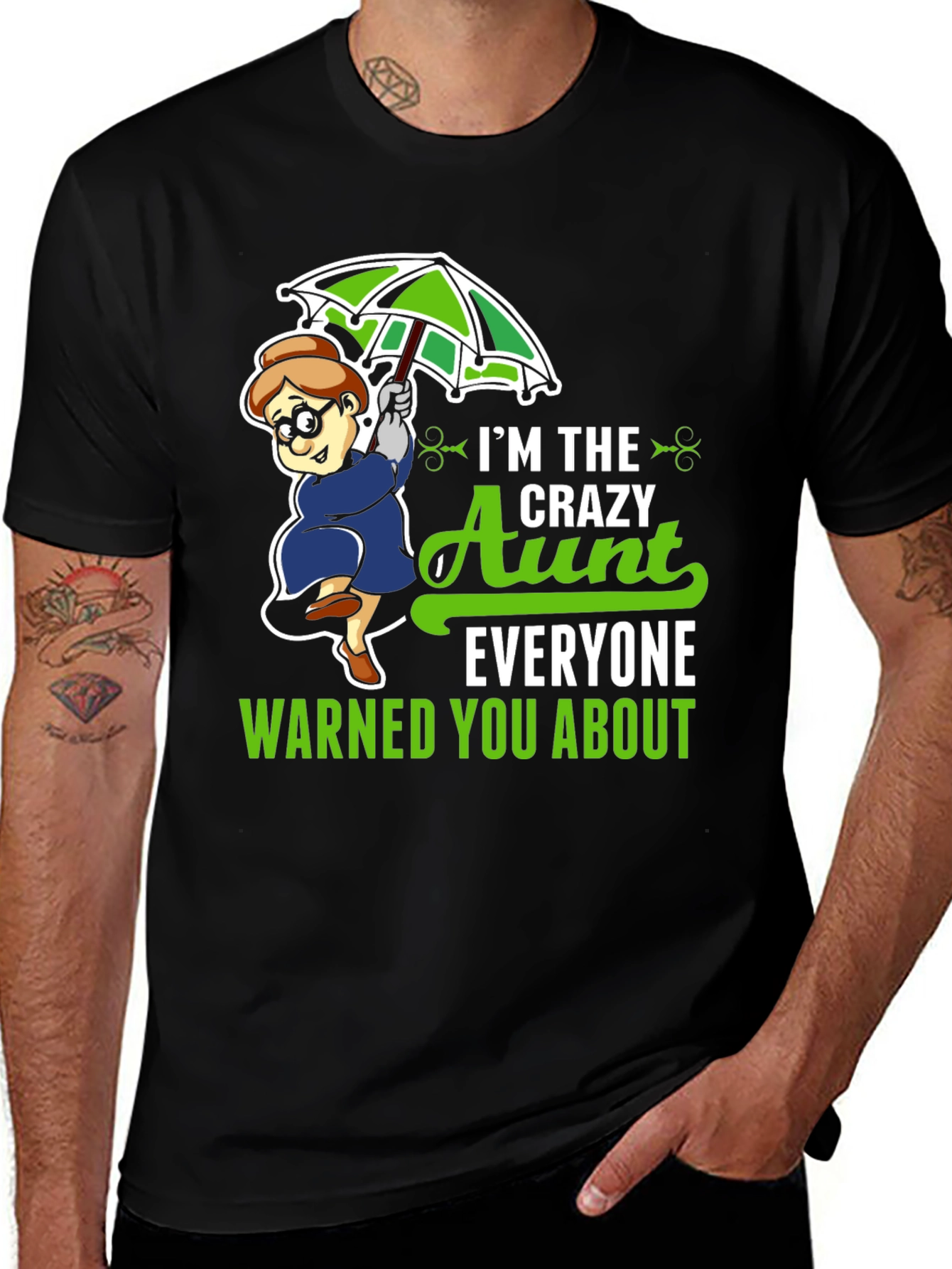 Crazy Aunt T-Shirt - Funny Auntie Tee