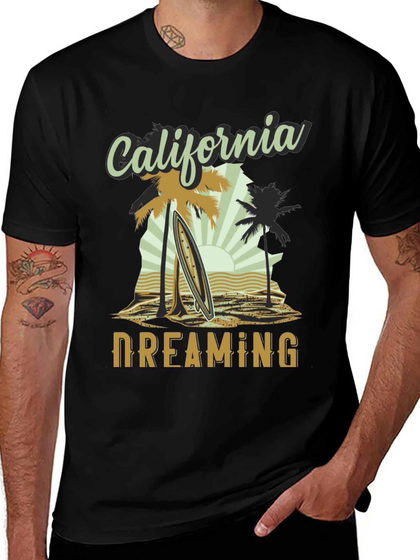 Variant 26 of California Dreaming Graphic Tee - Beach Vibes