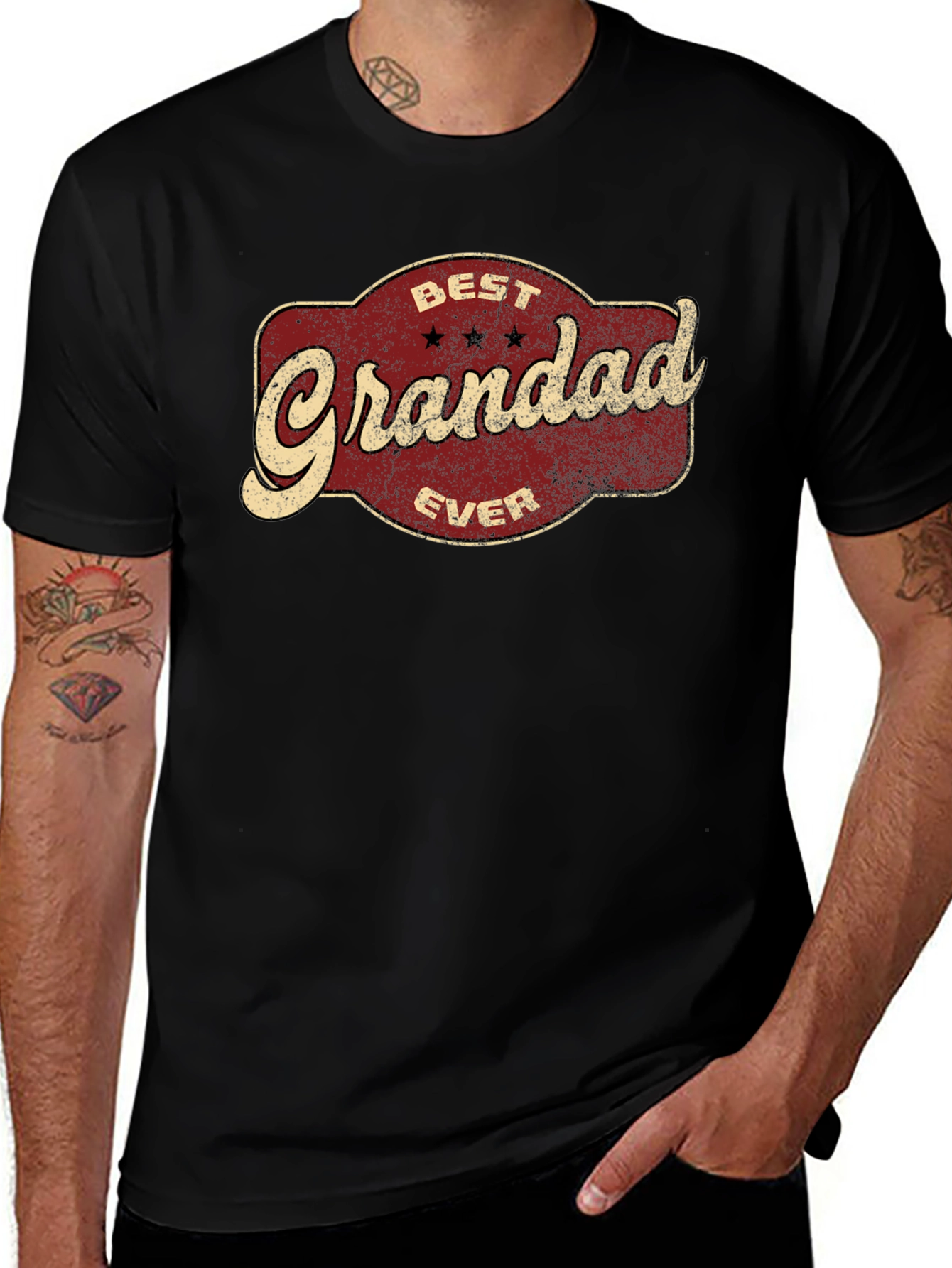 Best Grandad Ever T-Shirt - Gift for Grandpa