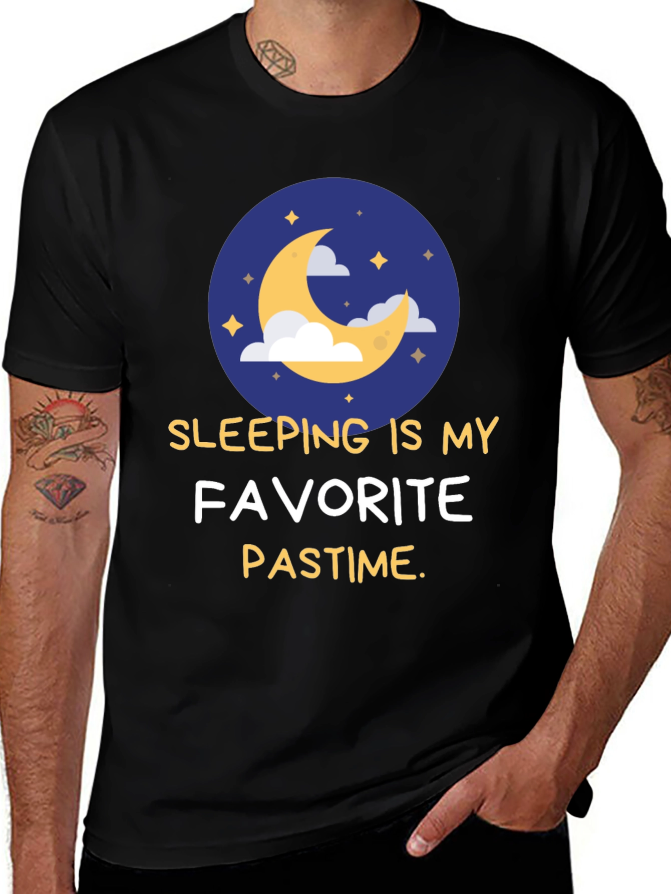 Variant 19 of Sleeping is My Favorite Pastime Graphic Tee