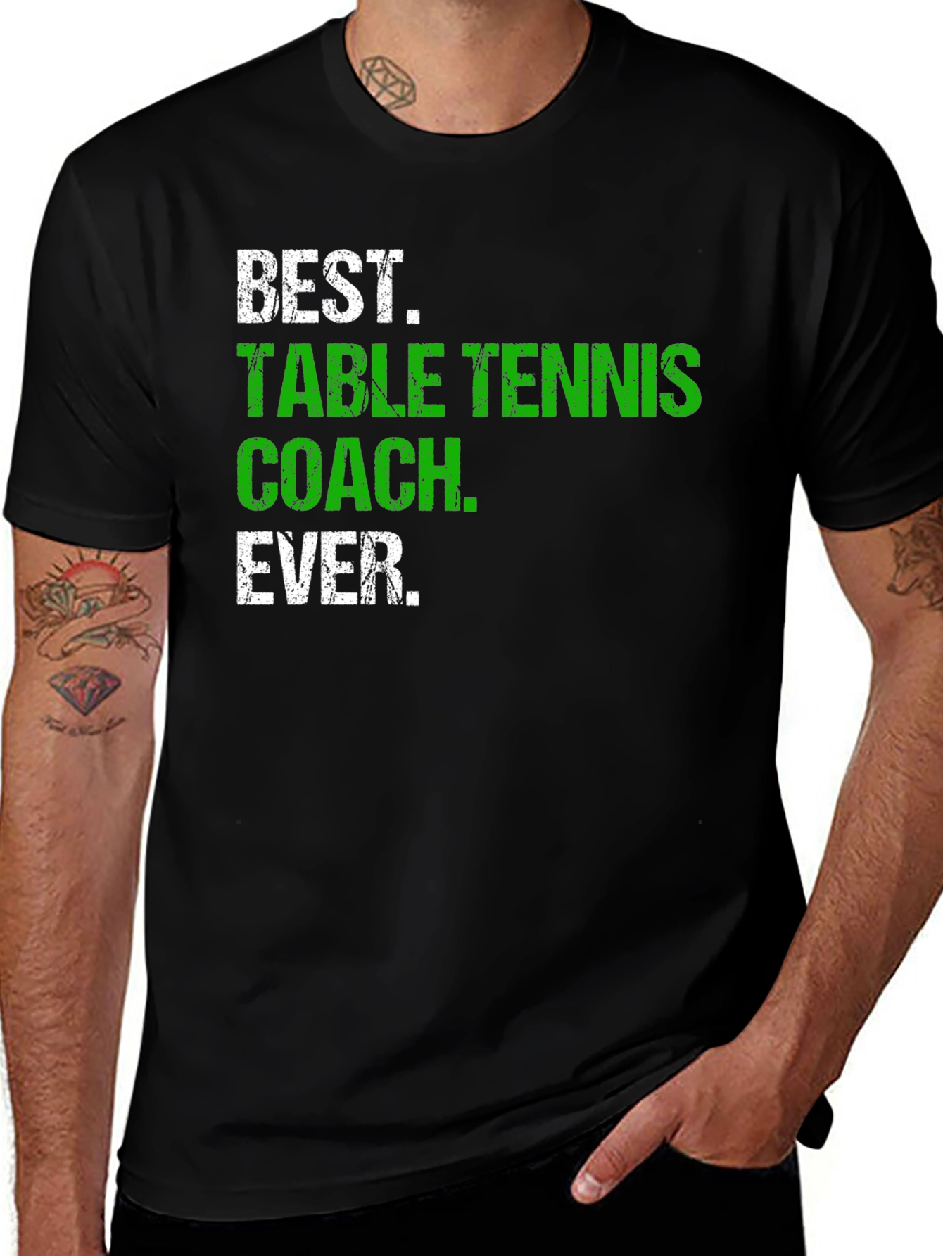 Variant 26 of Best Table Tennis Coach Ever T-Shirt