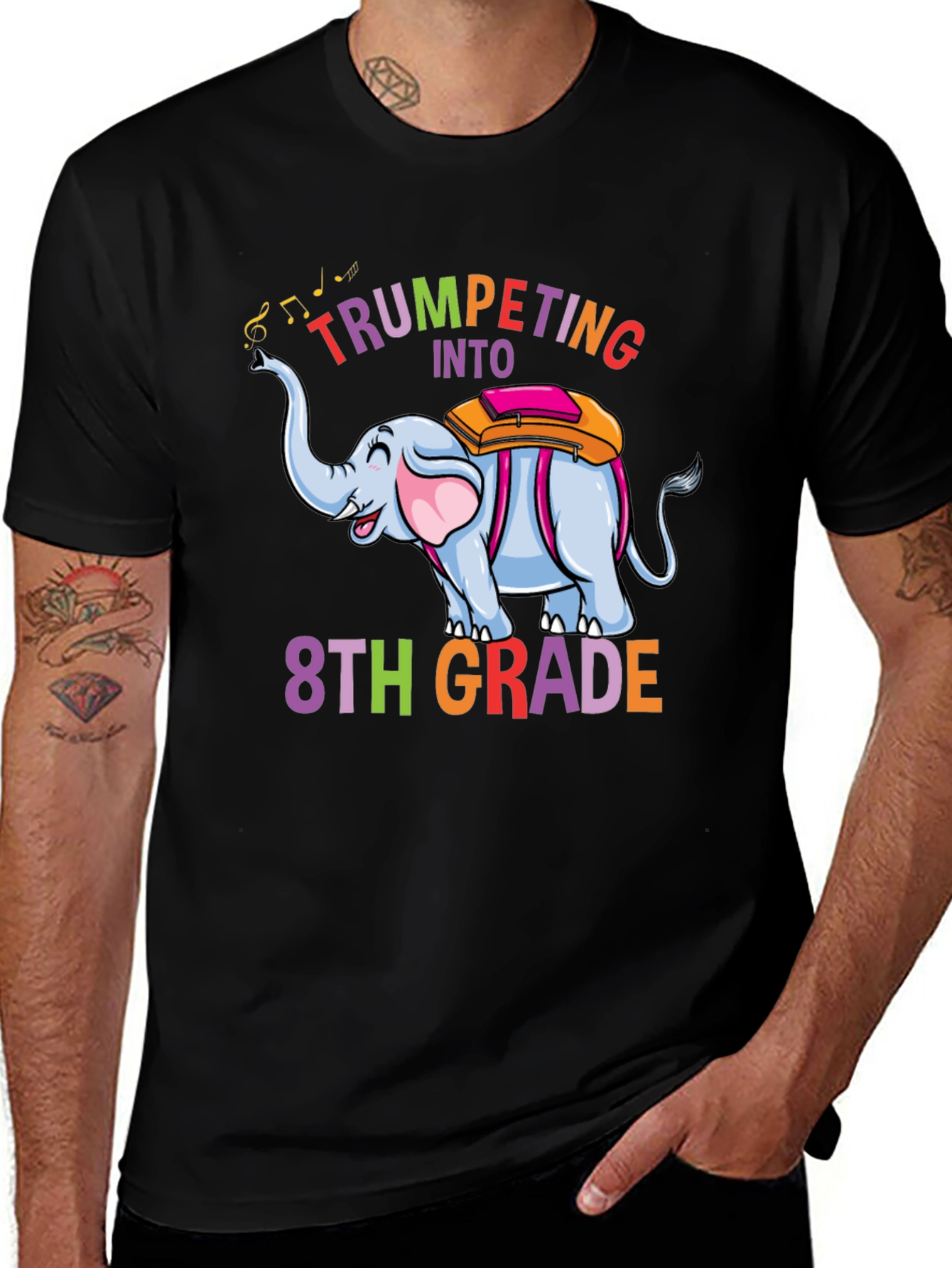 Trumpeting Into 8th Grade T-Shirt