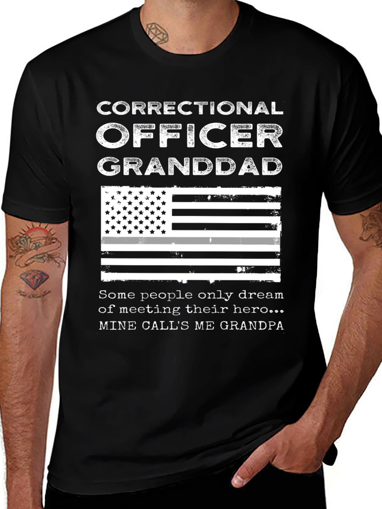 Correctional Officer Granddad T-Shirt