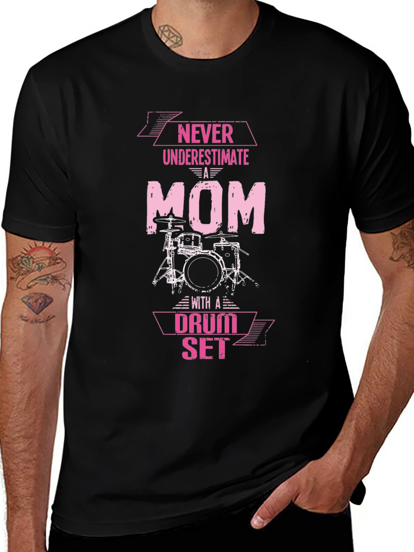 Variant 5 of Mom Drum Set T-Shirt