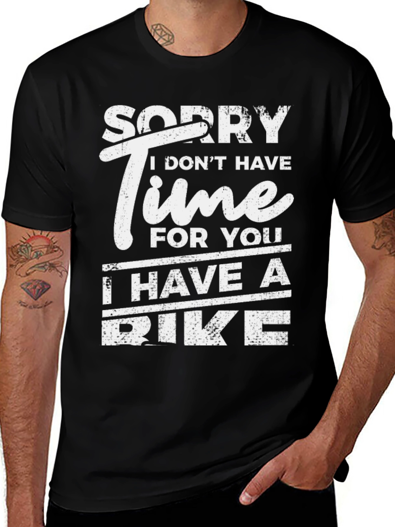 Variant 8 of Funny Biker T-Shirt - Sorry I Have a Bike