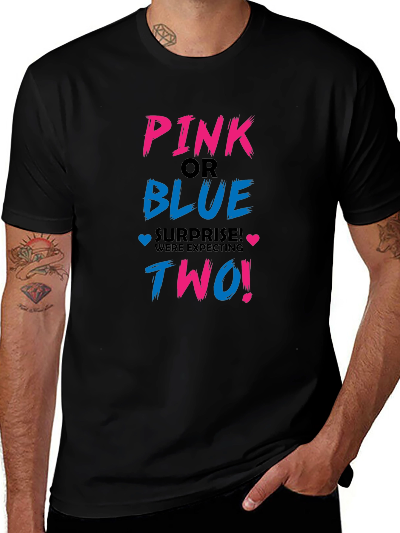 Pink or Blue Twins Reveal Shirt