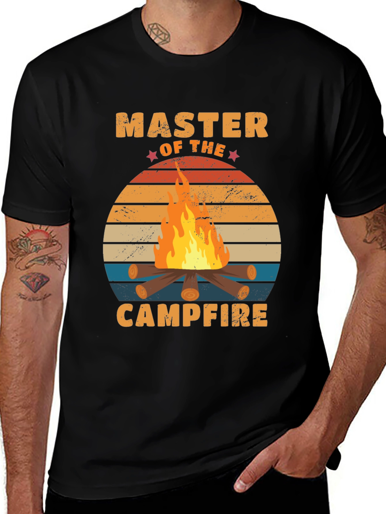 Variant 15 of Master of the Campfire Graphic Tee - Outdoor Adventure Shirt