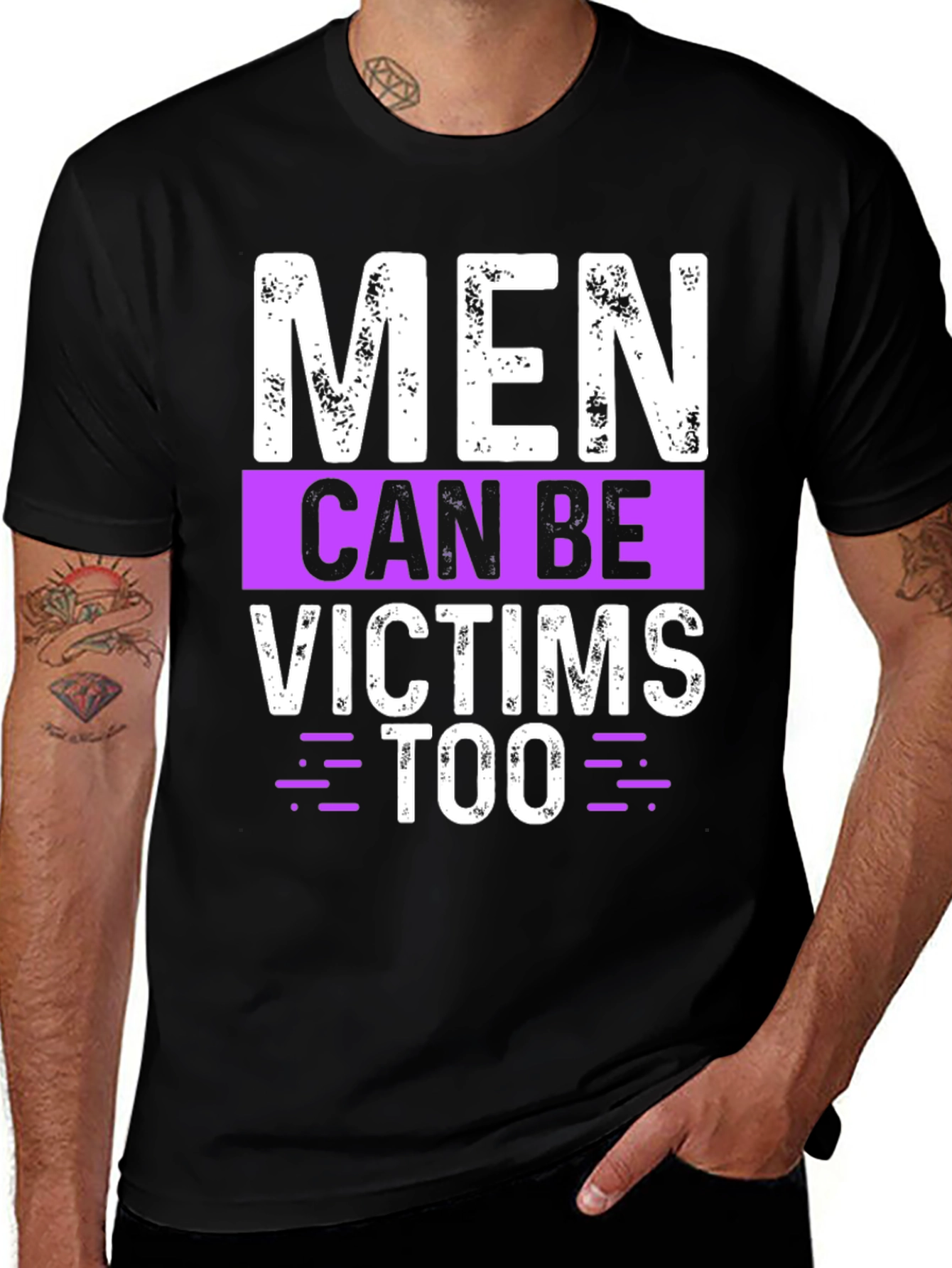 Men Can Be Victims Too T-Shirt