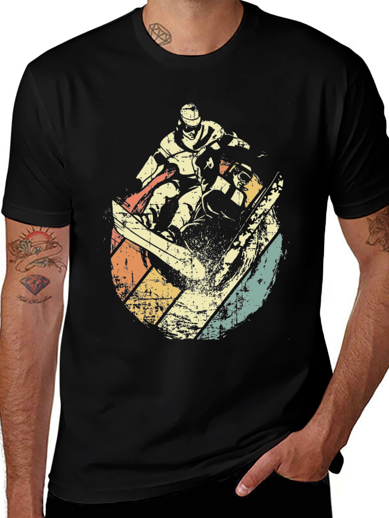 Variant 21 of Retro Snowmobile T-Shirt - Vintage Style Graphic Tee