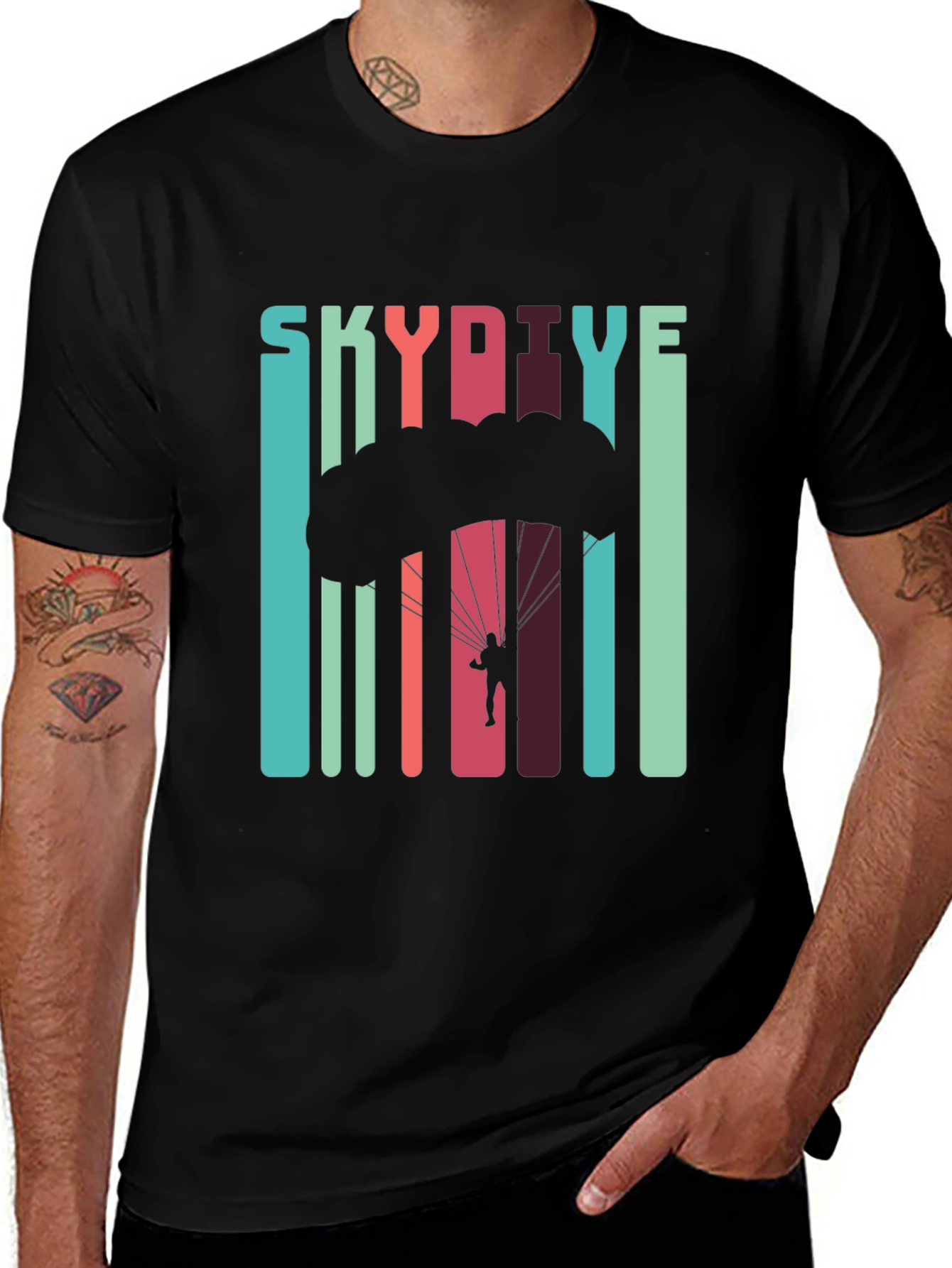 Variant 16 of Skydiving Graphic T-Shirt - Adventure Seeker Tee