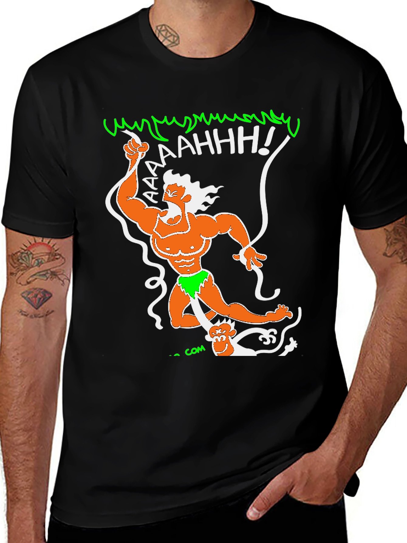 Variant 27 of Jungle Man Cartoon Graphic T-Shirt