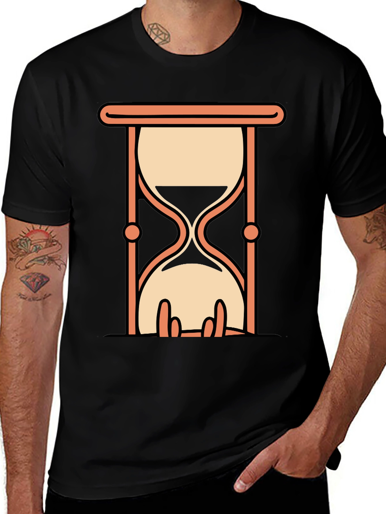 Variant 26 of Hourglass Graphic Tee - Limited Edition Design