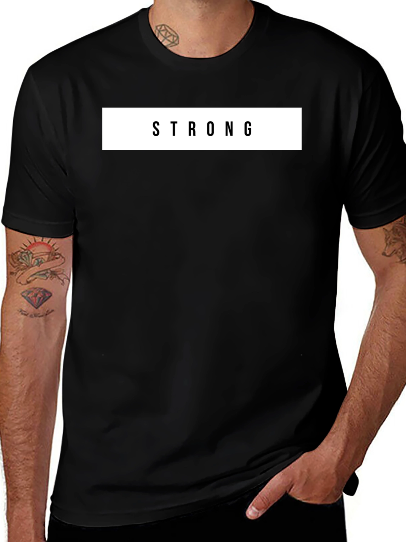 Variant 11 of Strong Graphic Tee - Bold Statement Shirt