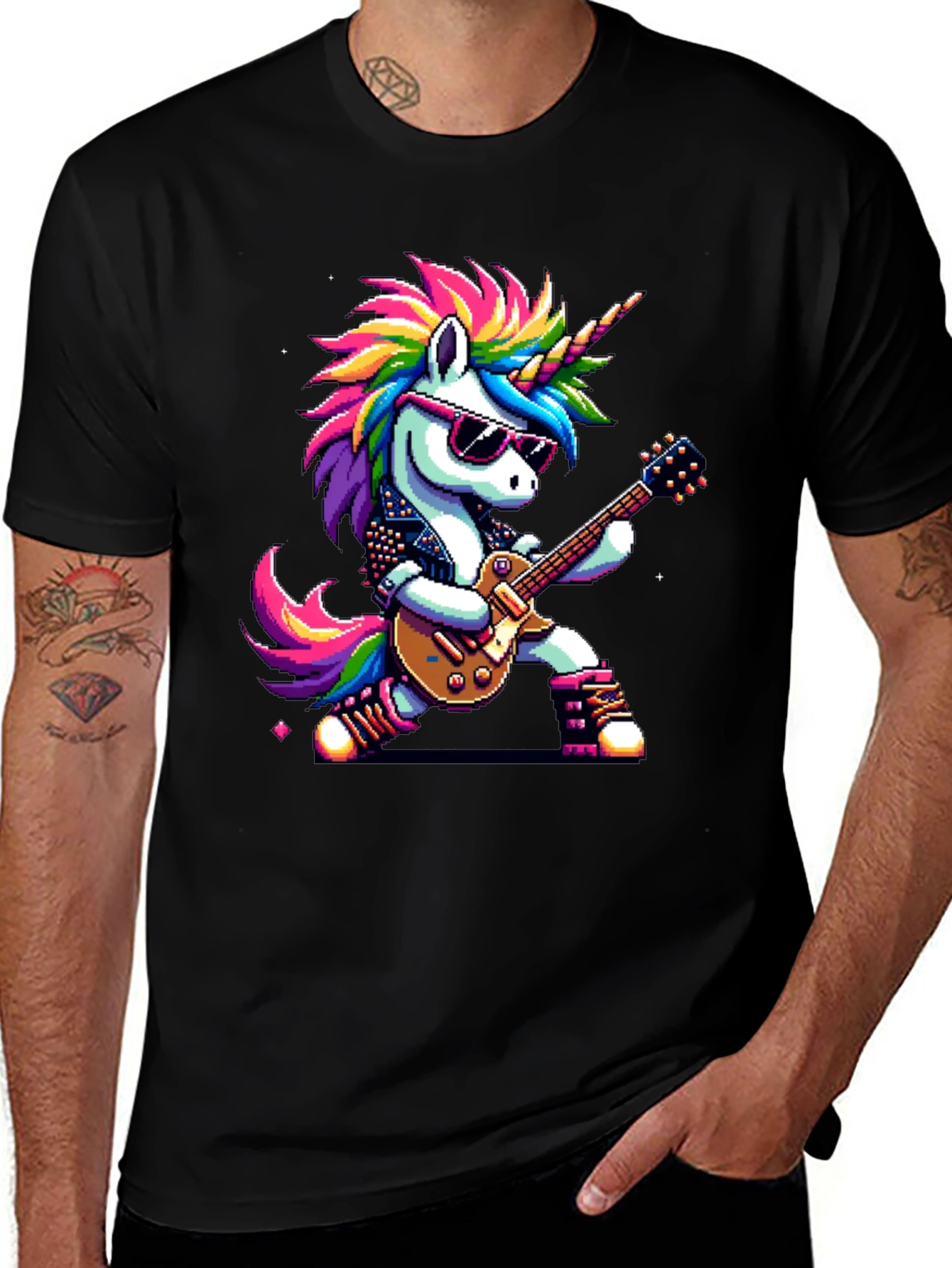 Variant 16 of Unicorn Rock Star Graphic Tee