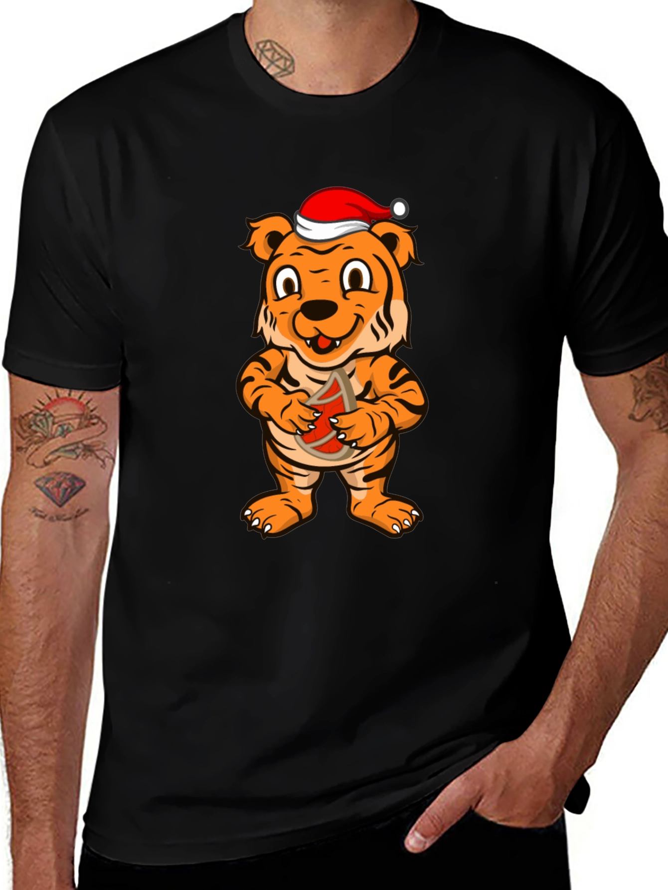 Variant 15 of Festive Tiger Graphic Tee
