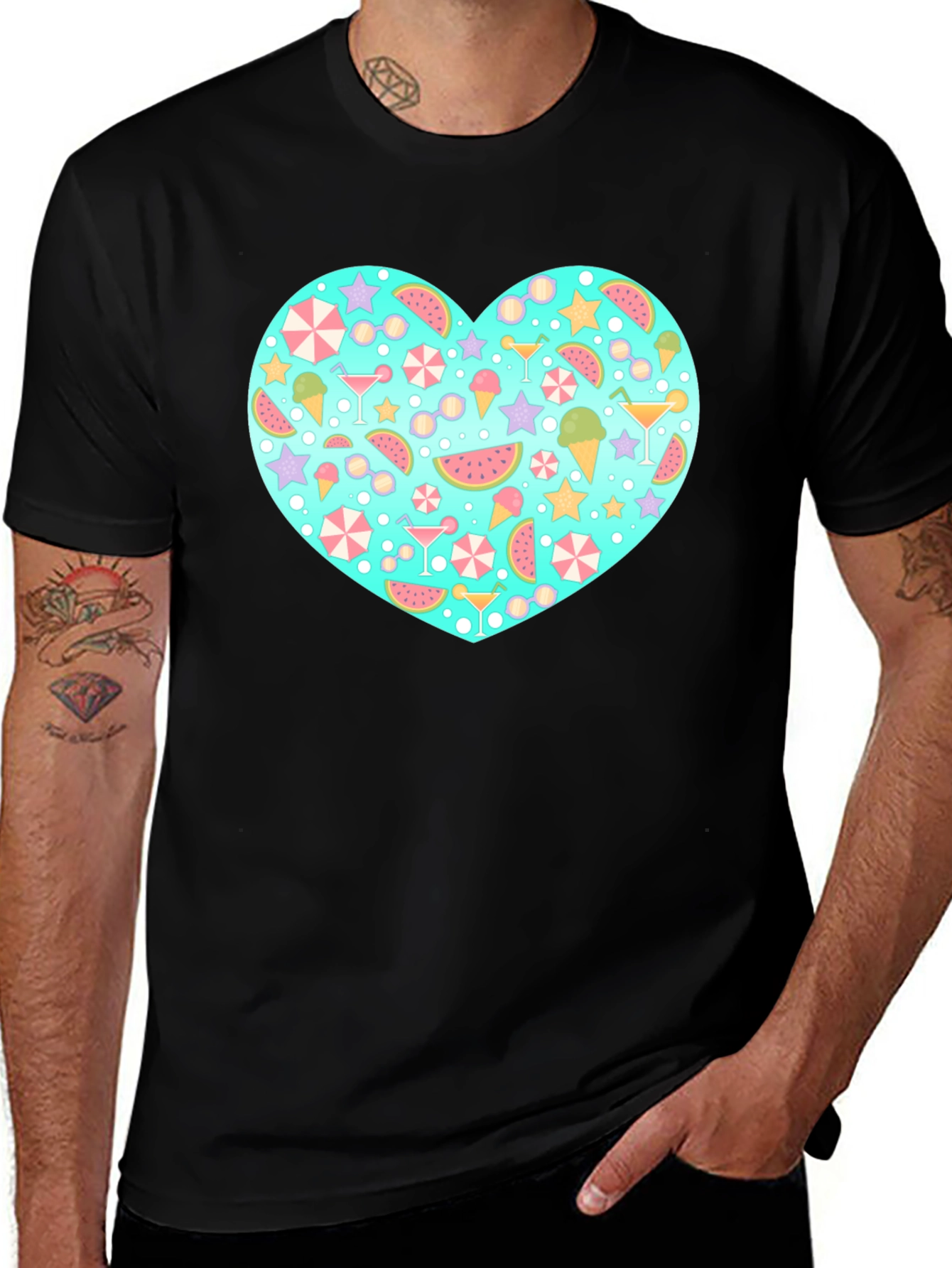 Variant 3 of Summer Heart T-Shirt