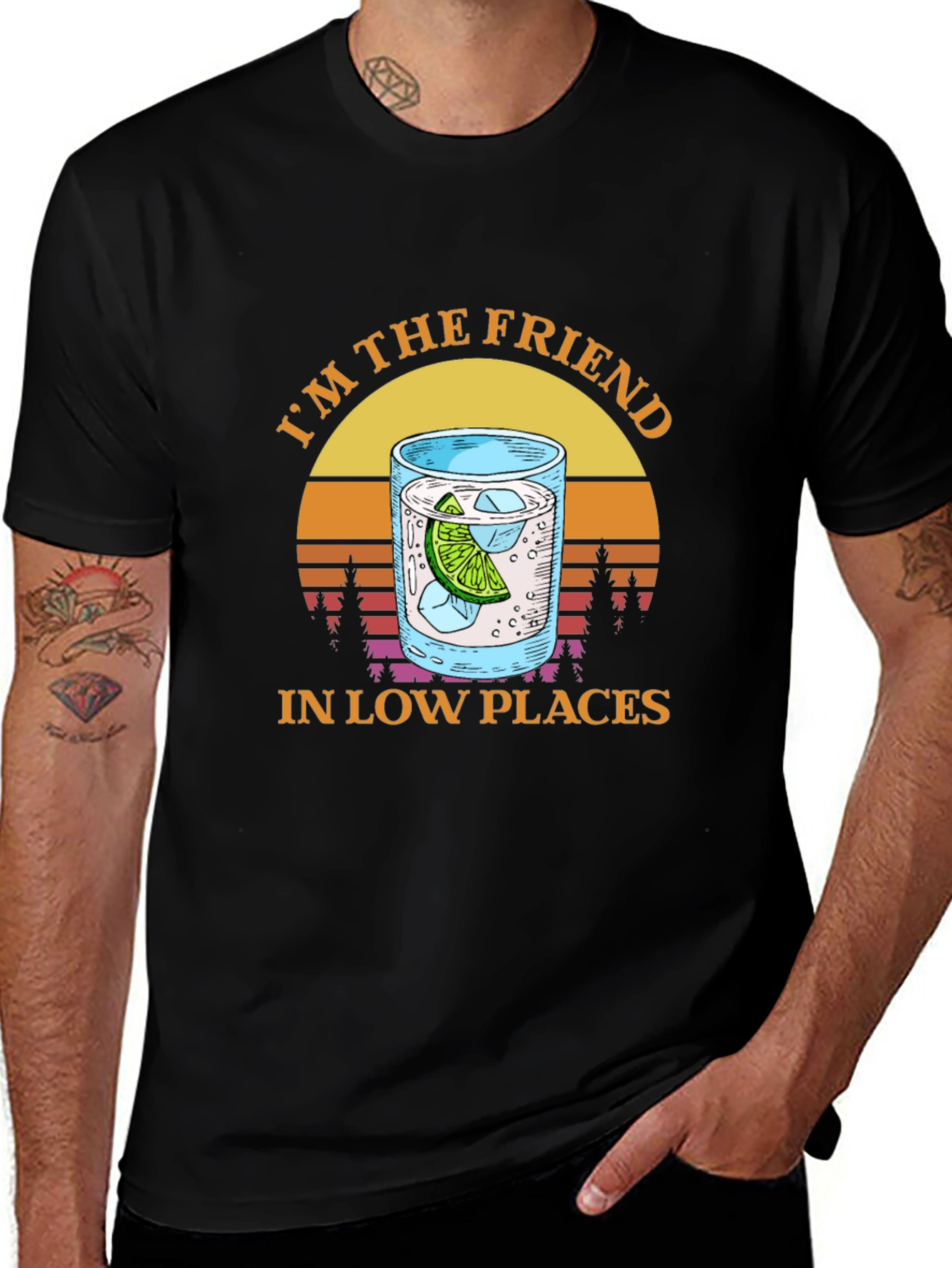 Variant 5 of I'm The Friend In Low Places Novelty Graphic T-Shirt