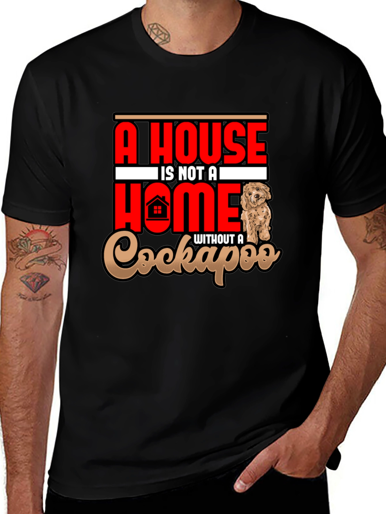 Cockapoo Lover T-Shirt - Home Decor Dog Design