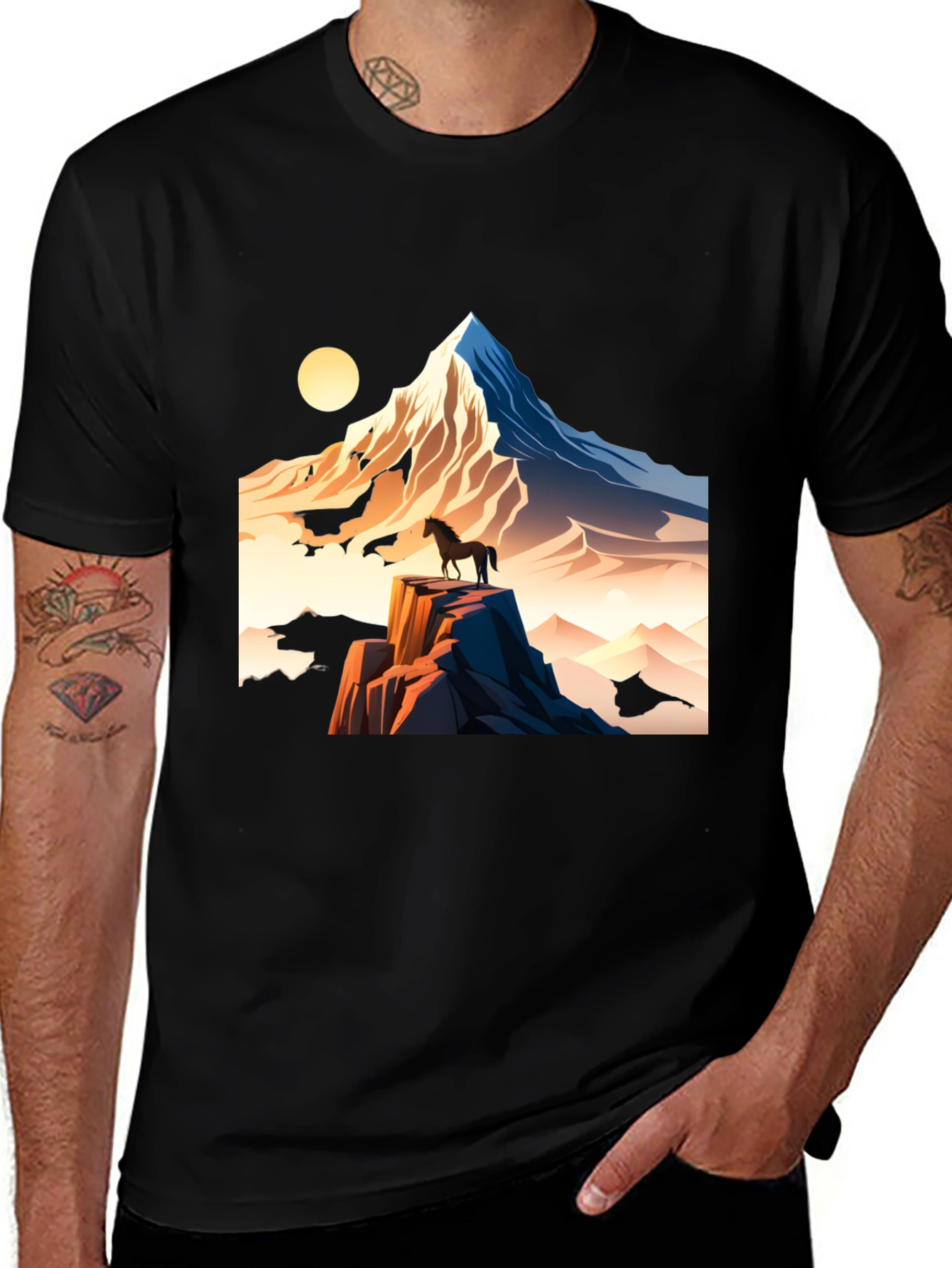 Variant 12 of Mountain Horse T-Shirt