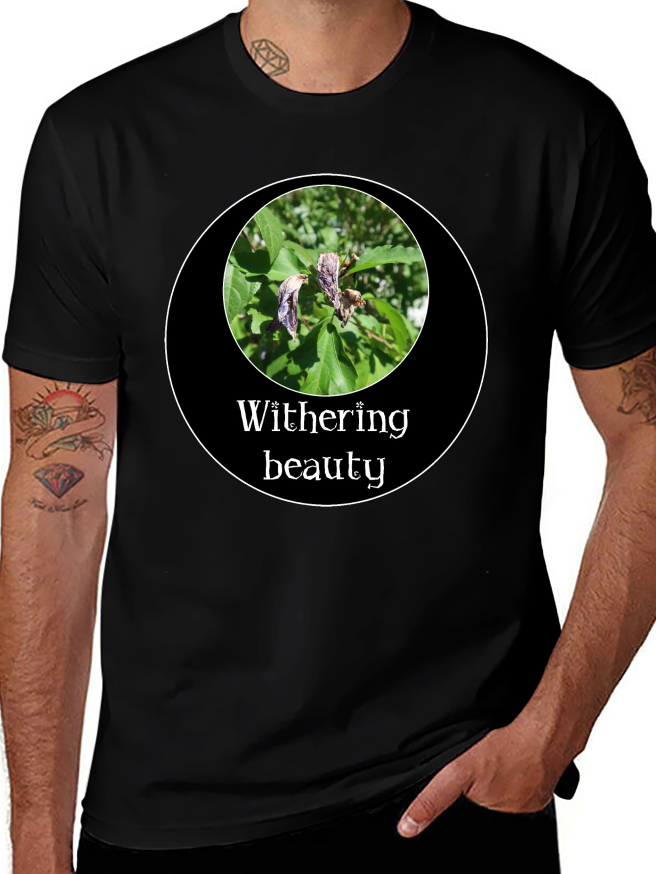 Variant 10 of Withering Beauty Graphic T-Shirt