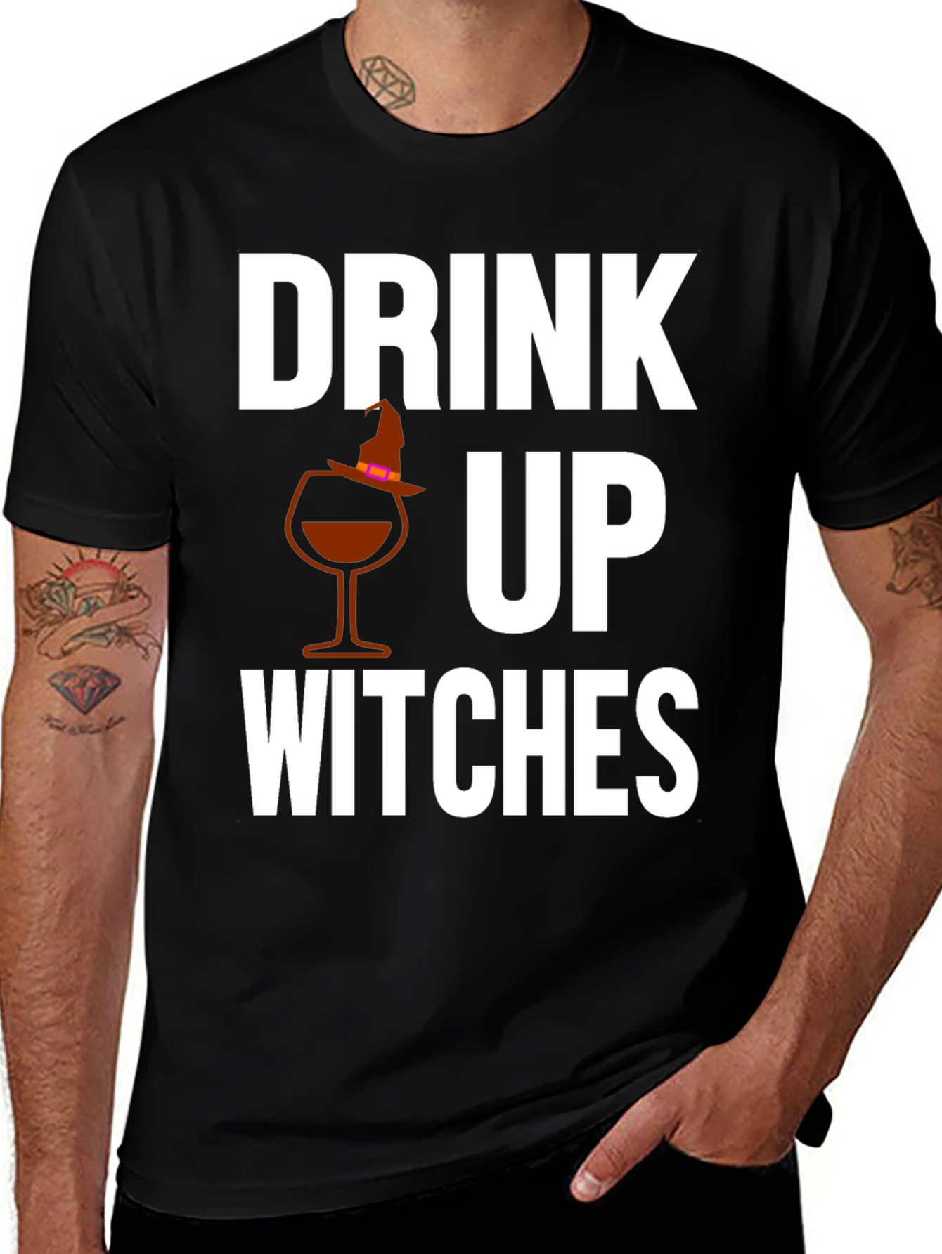 Drink Up Witches Graphic T-Shirt
