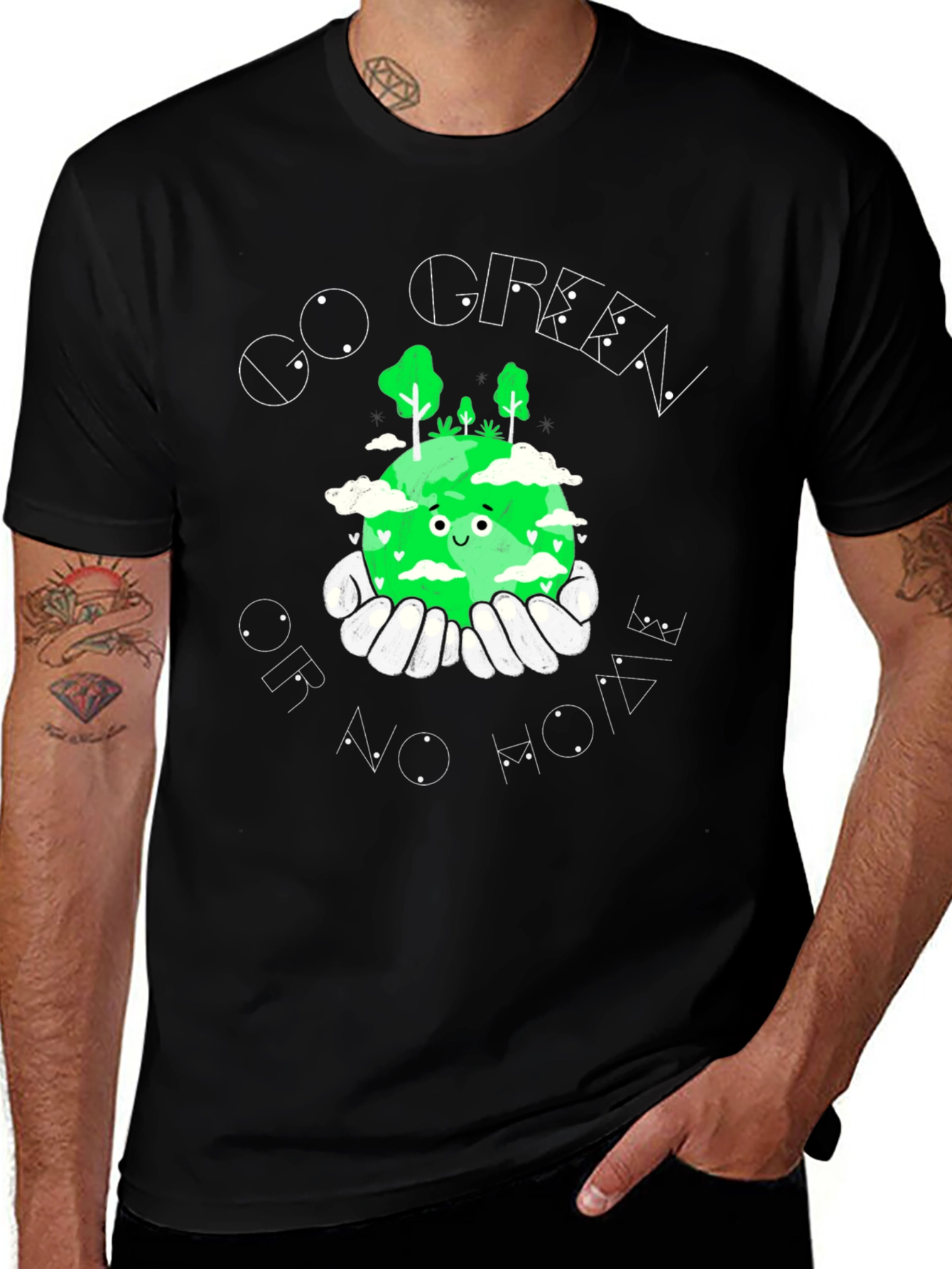 Go Green T-Shirt: Earth Day Apparel
