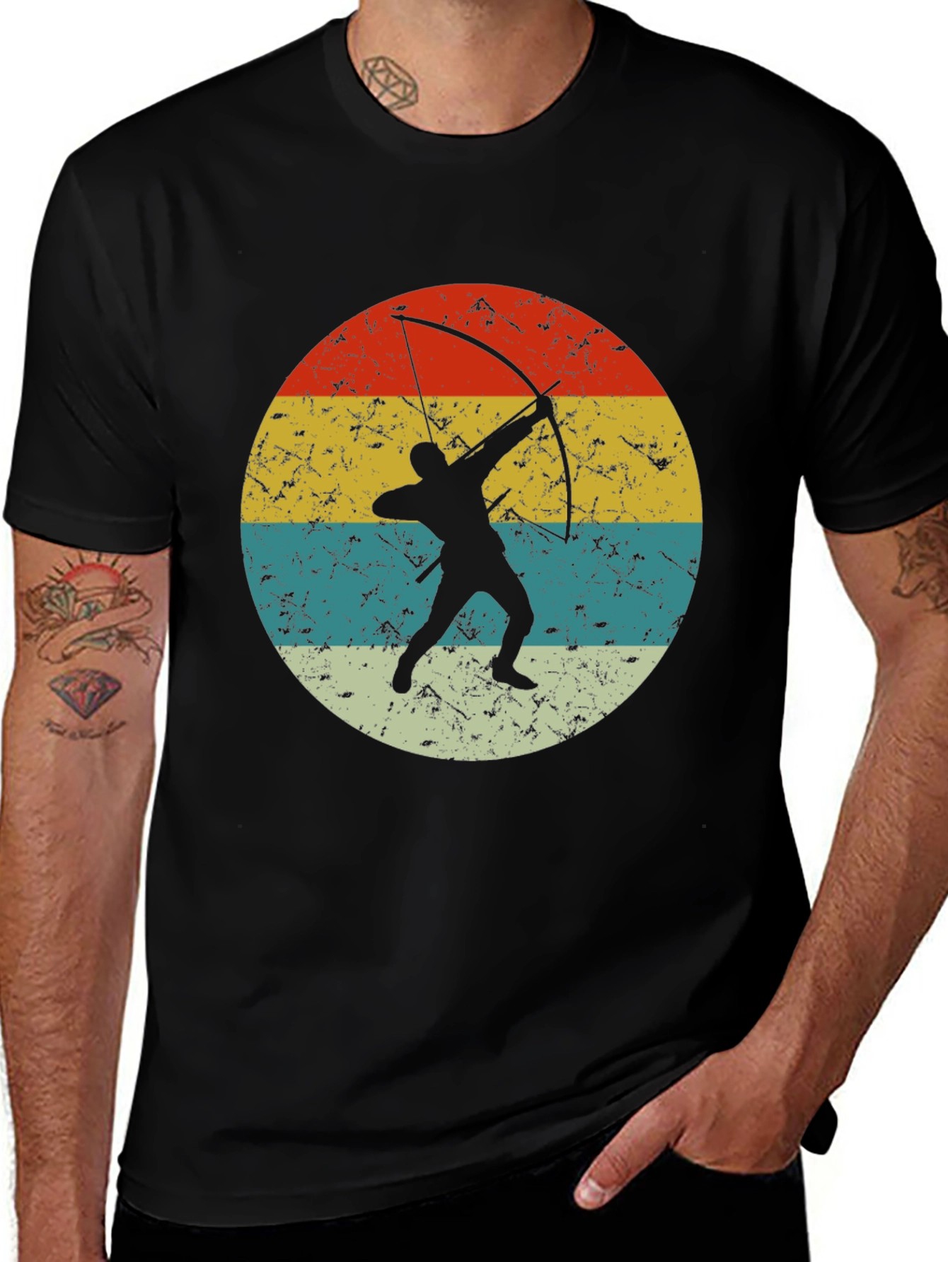 Variant 16 of Archery Retro Sunset T-Shirt