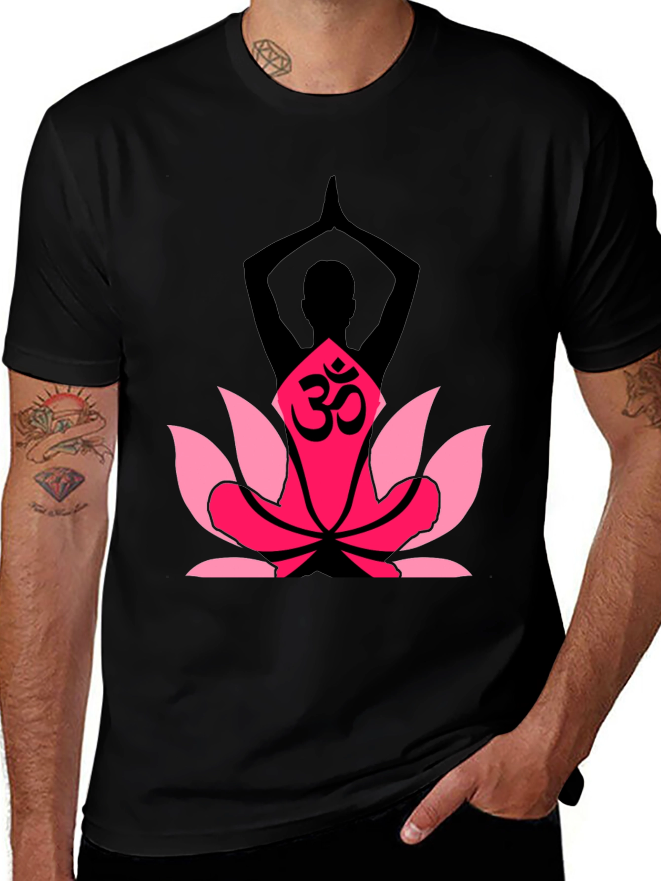 Variant 15 of Lotus Yoga Om T-Shirt