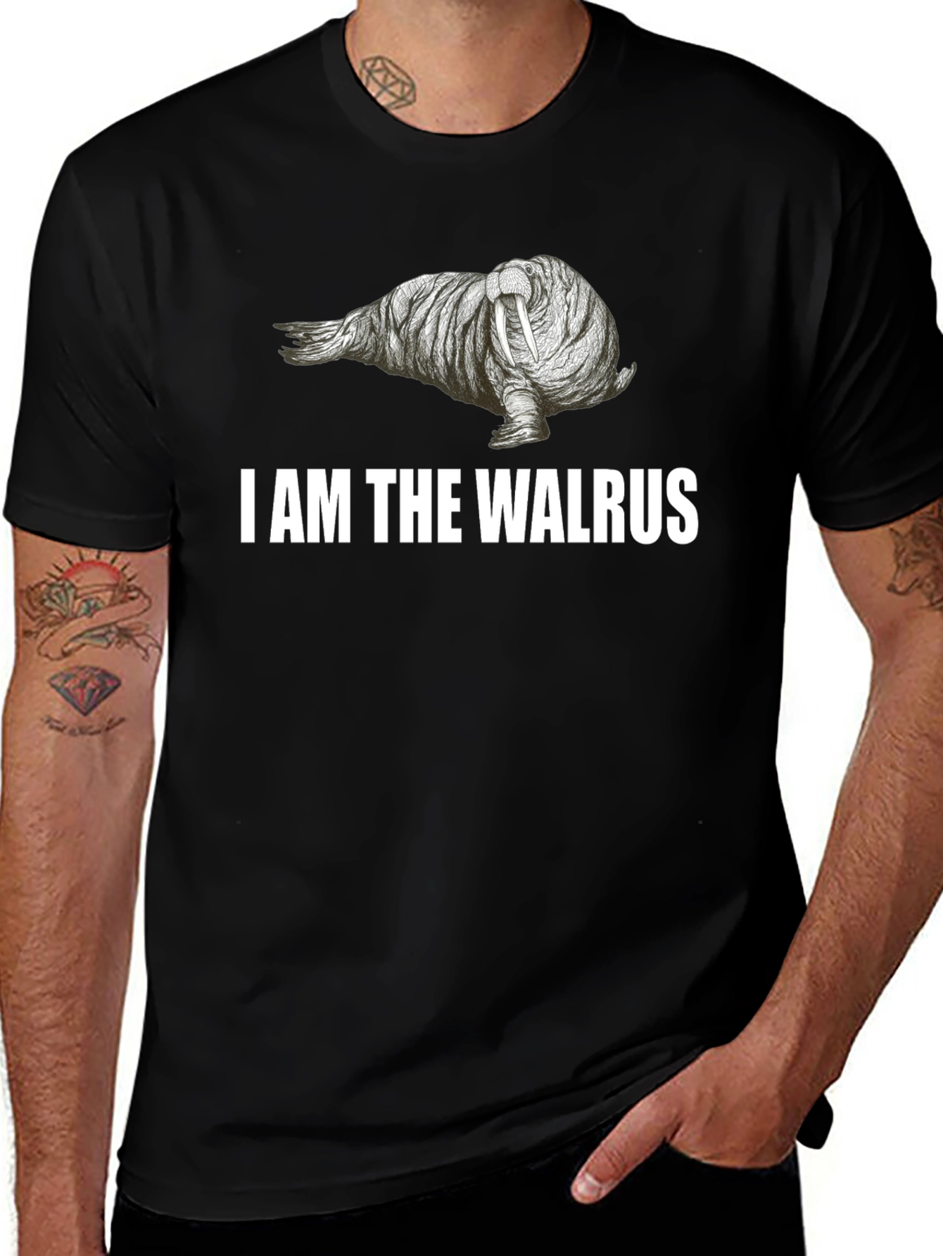 Variant 6 of I am the Walrus T-Shirt