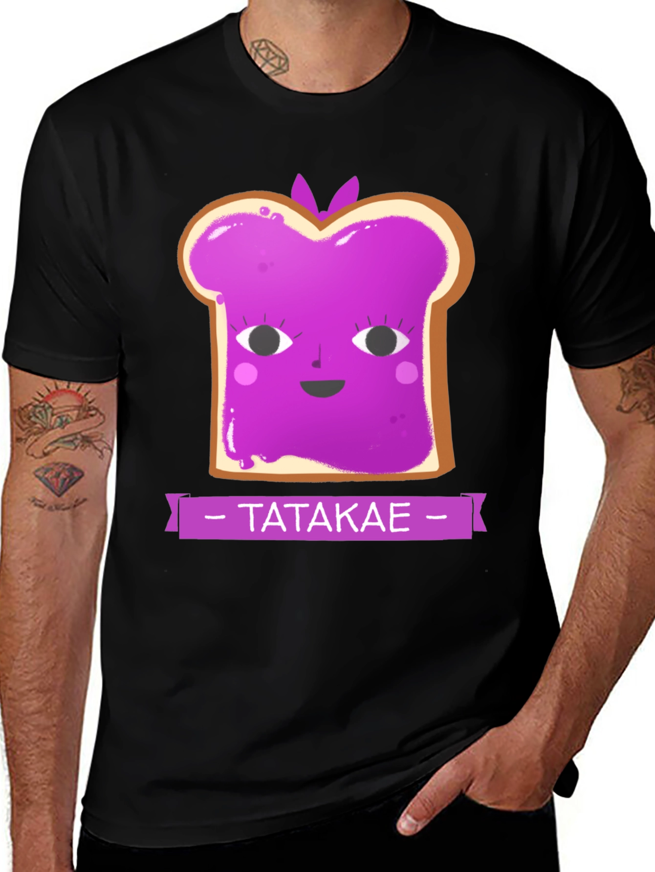 Variant 22 of Cute Toast with Jelly T-Shirt - Tatakae!