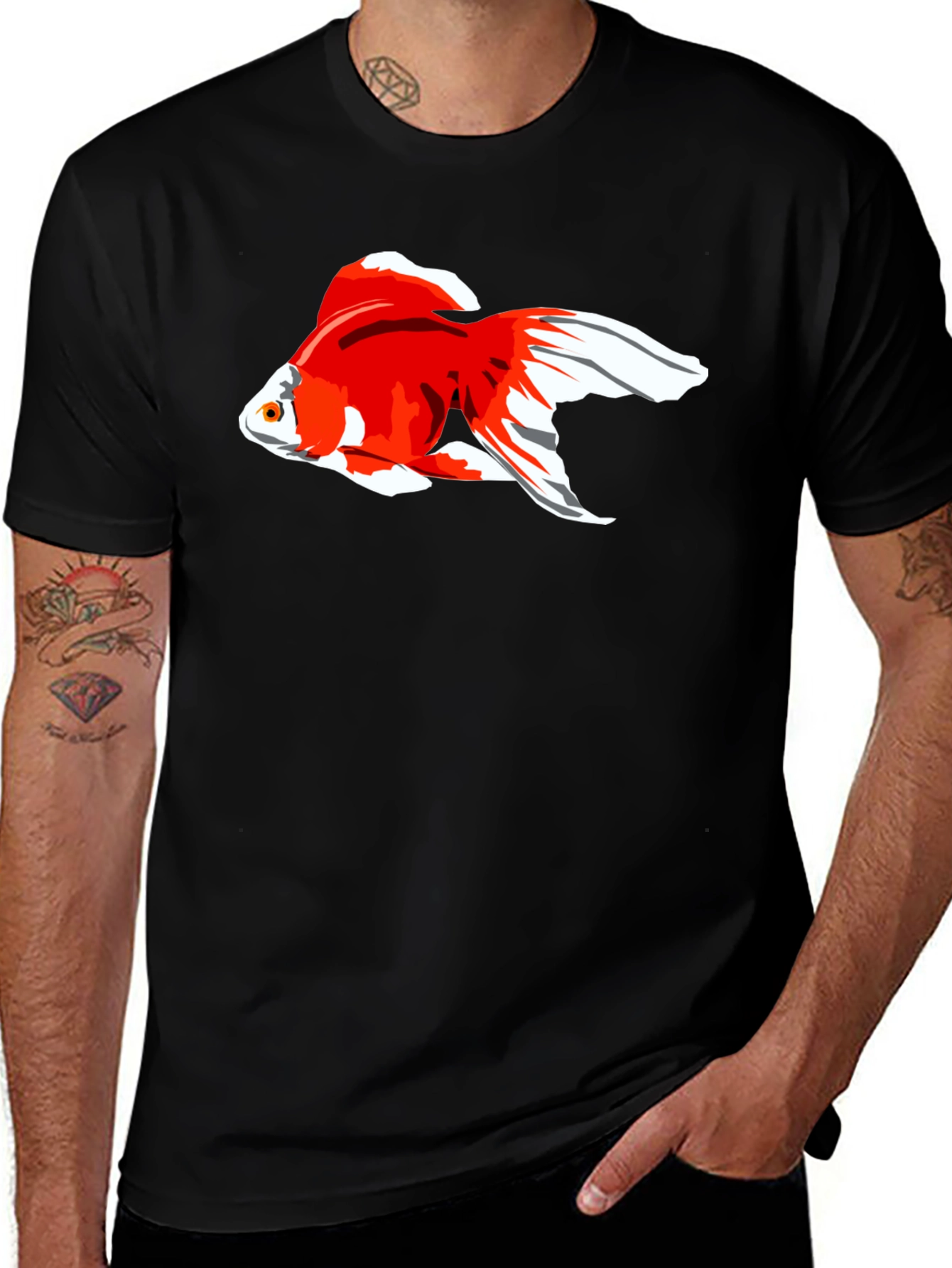 Variant 29 of Goldfish Graphic Tee - Unique & Stylish Men's T-Shirt