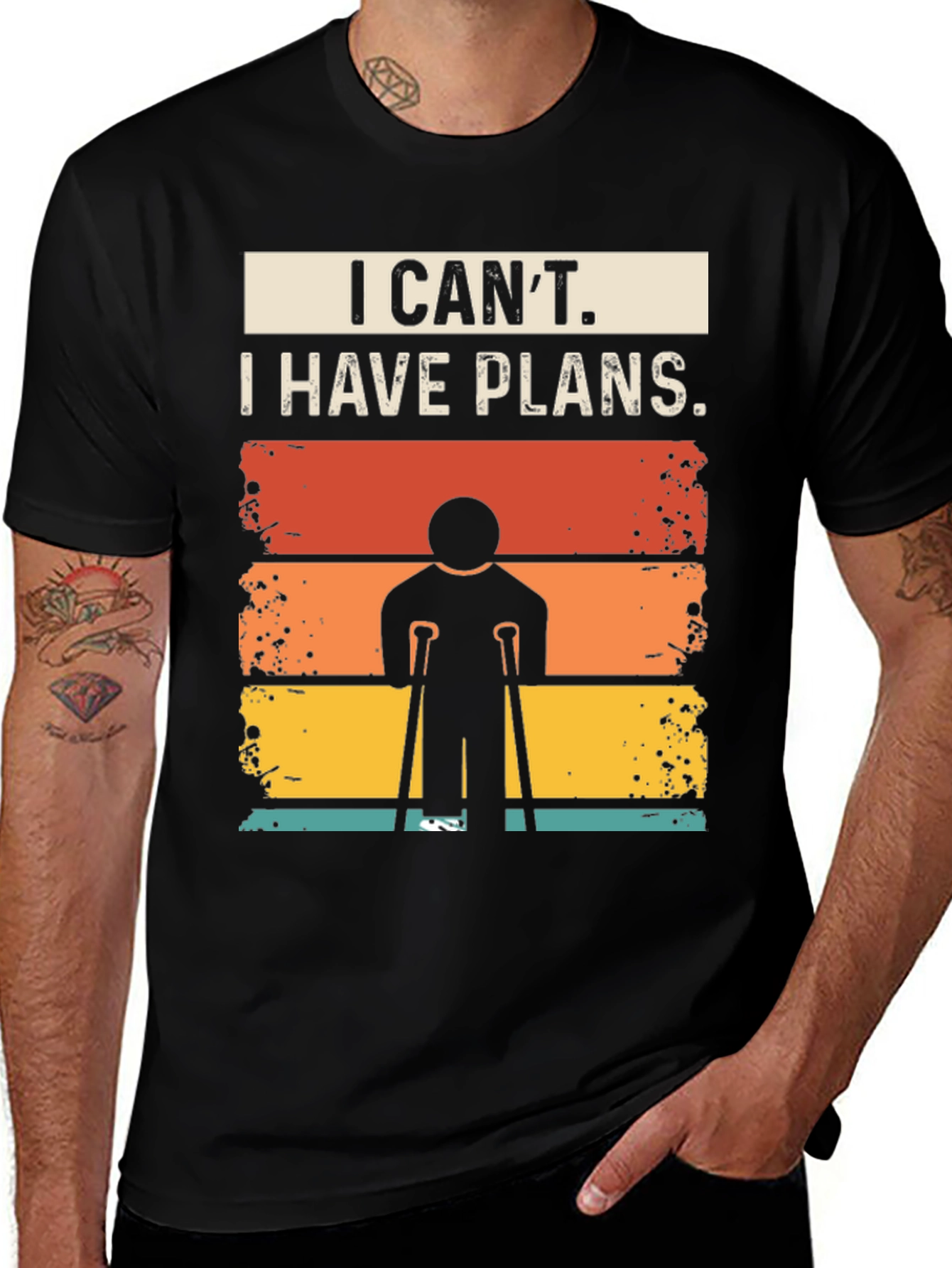 Variant 29 of I Can't I Have Plans T-Shirt