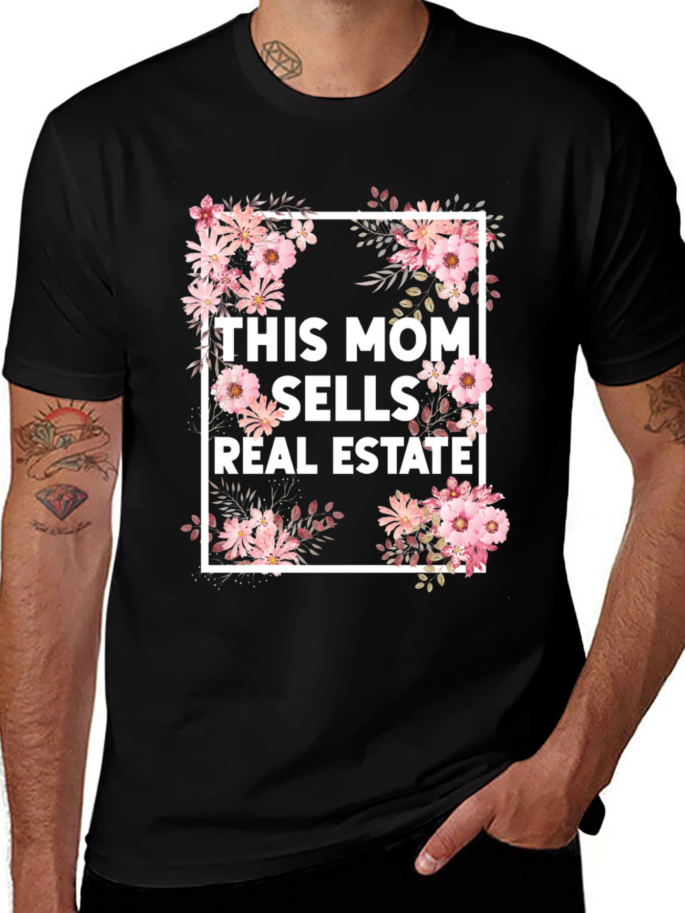 Variant 3 of This Mom Sells Real Estate Graphic T-Shirt